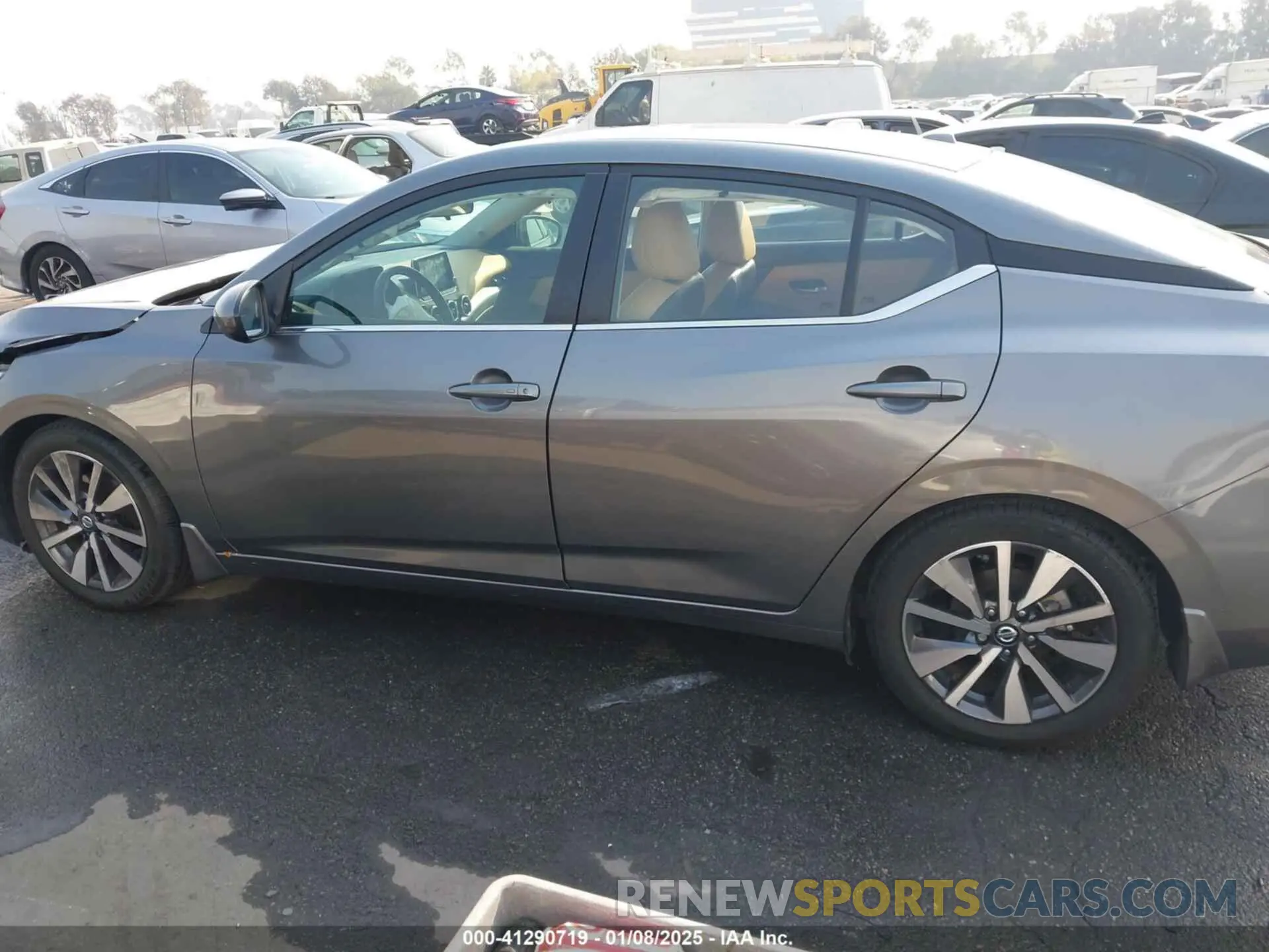 13 fotografías del automóvil dañado 3N1AB8CV5MY245346 NISSAN SENTRA 2021