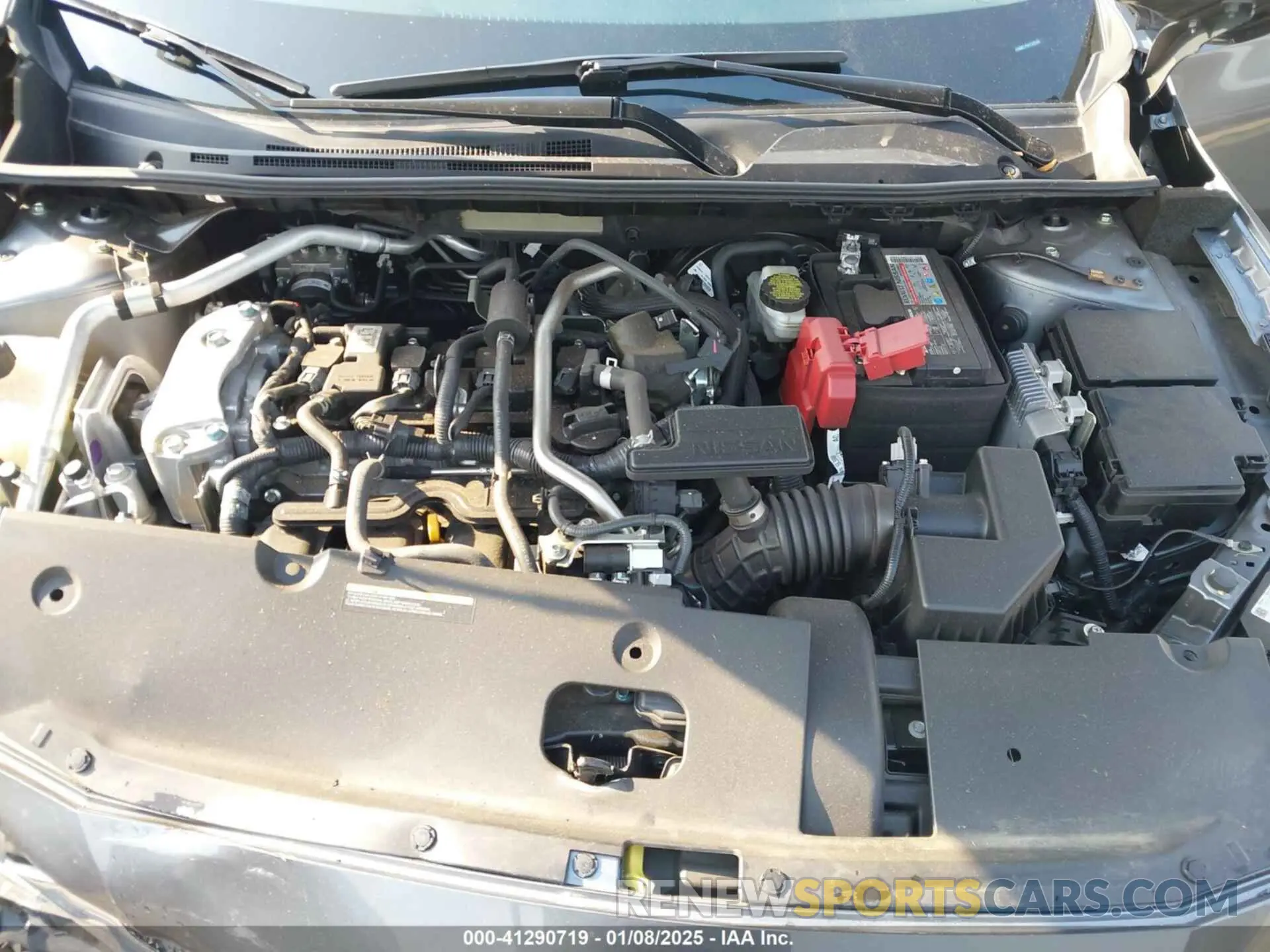 9 fotografías del automóvil dañado 3N1AB8CV5MY245346 NISSAN SENTRA 2021