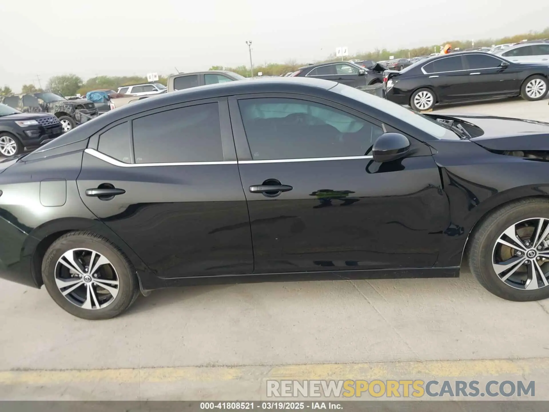 14 fotografías del automóvil dañado 3N1AB8CV5MY254726 NISSAN SENTRA 2021
