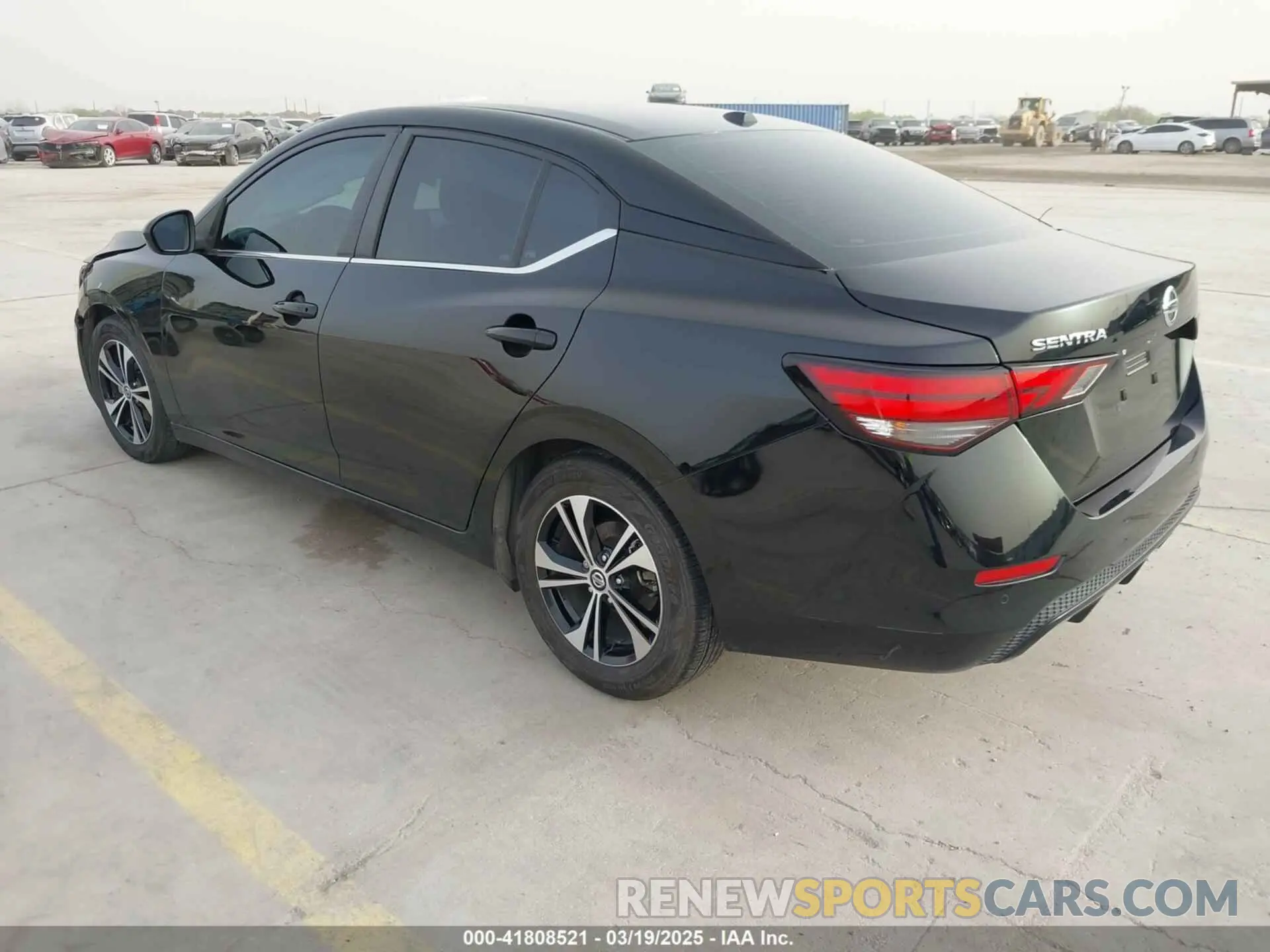3 fotografías del automóvil dañado 3N1AB8CV5MY254726 NISSAN SENTRA 2021
