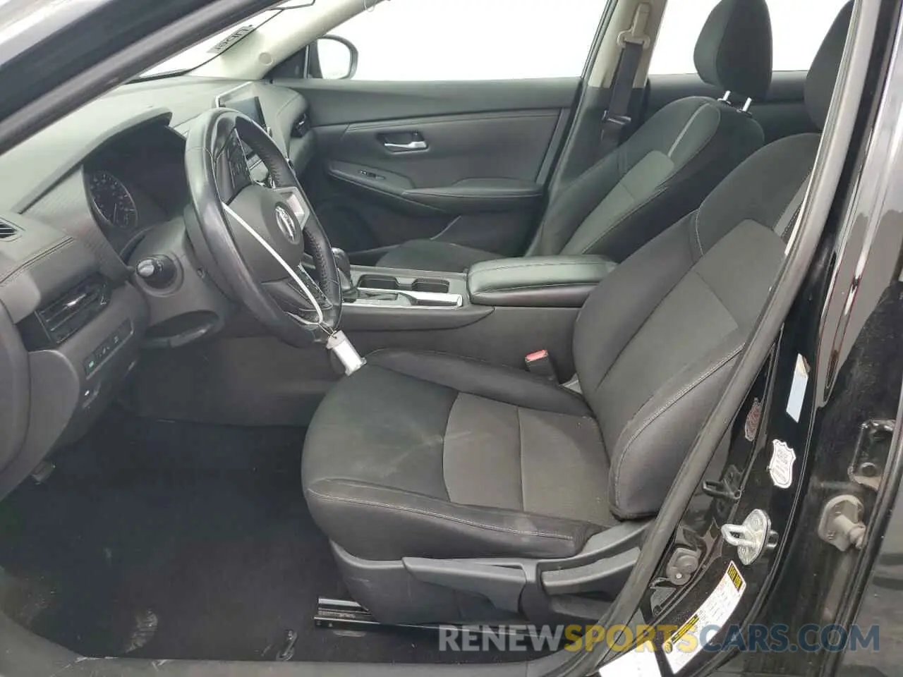 7 fotografías del automóvil dañado 3N1AB8CV5MY255147 NISSAN SENTRA 2021