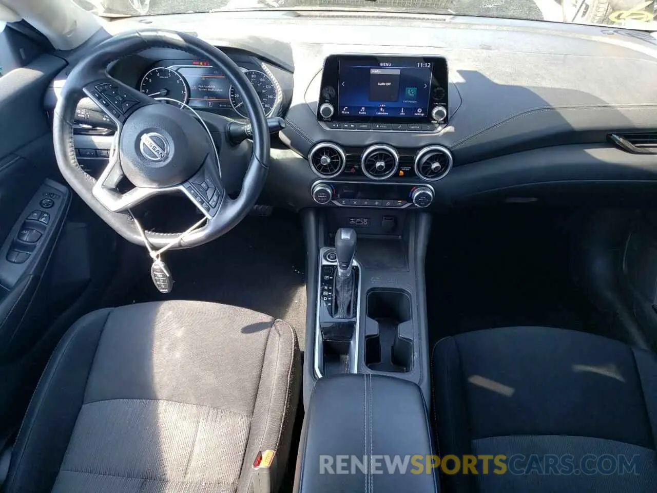 8 fotografías del automóvil dañado 3N1AB8CV5MY267721 NISSAN SENTRA 2021