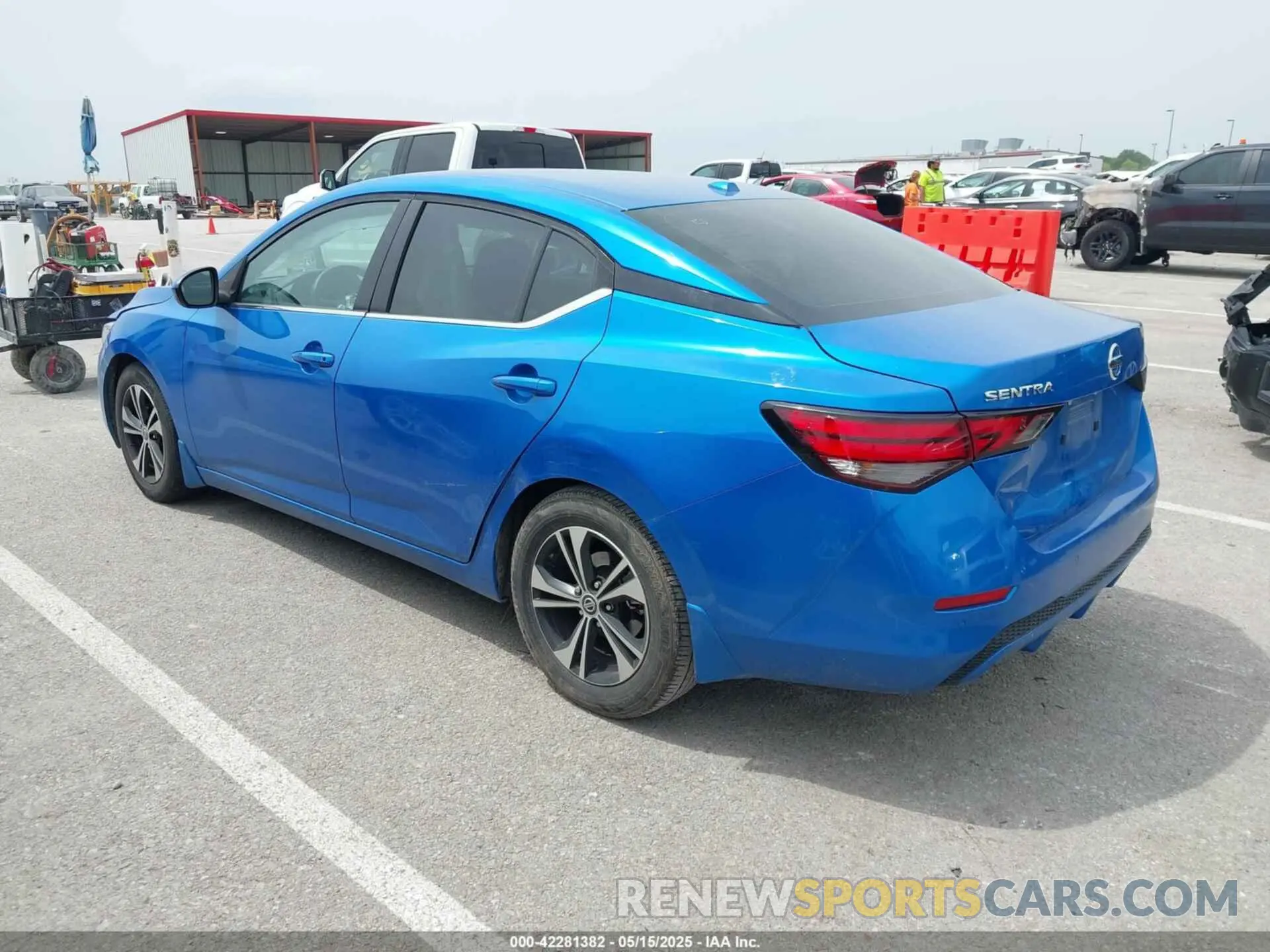 3 fotografías del automóvil dañado 3N1AB8CV5MY268271 NISSAN SENTRA 2021
