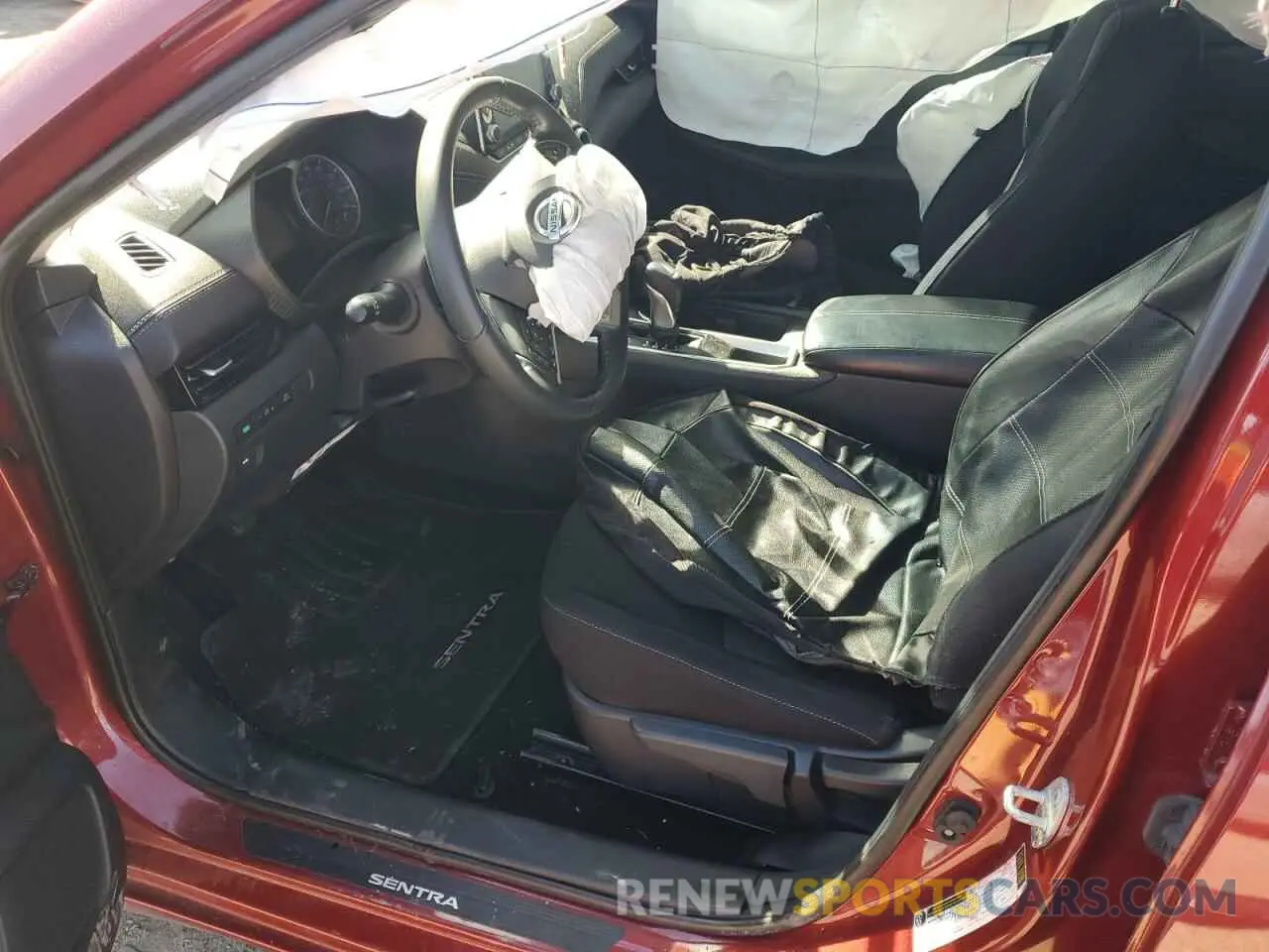 7 fotografías del automóvil dañado 3N1AB8CV5MY279612 NISSAN SENTRA 2021