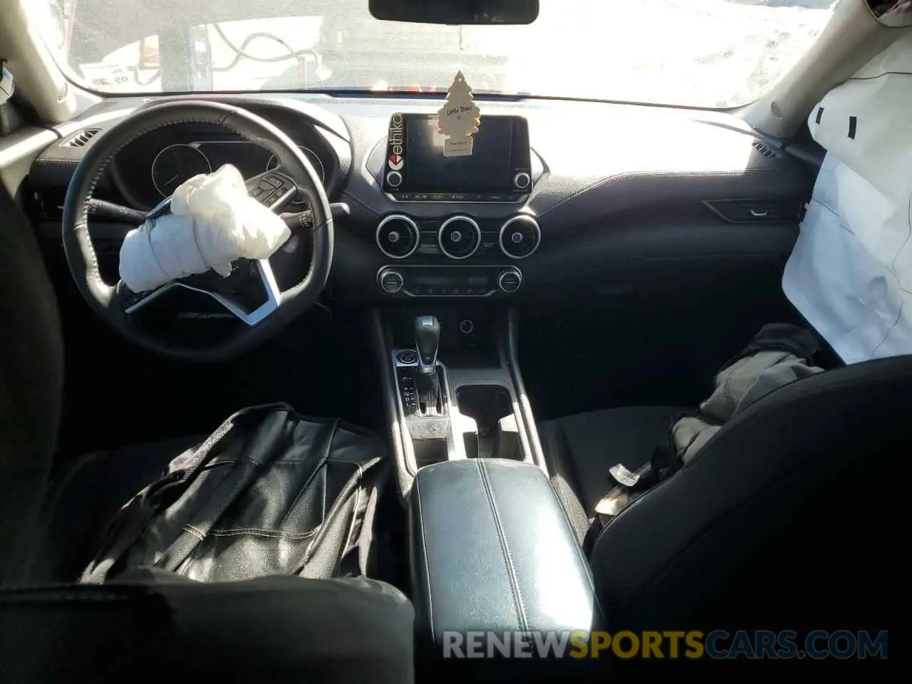 8 fotografías del automóvil dañado 3N1AB8CV5MY279612 NISSAN SENTRA 2021