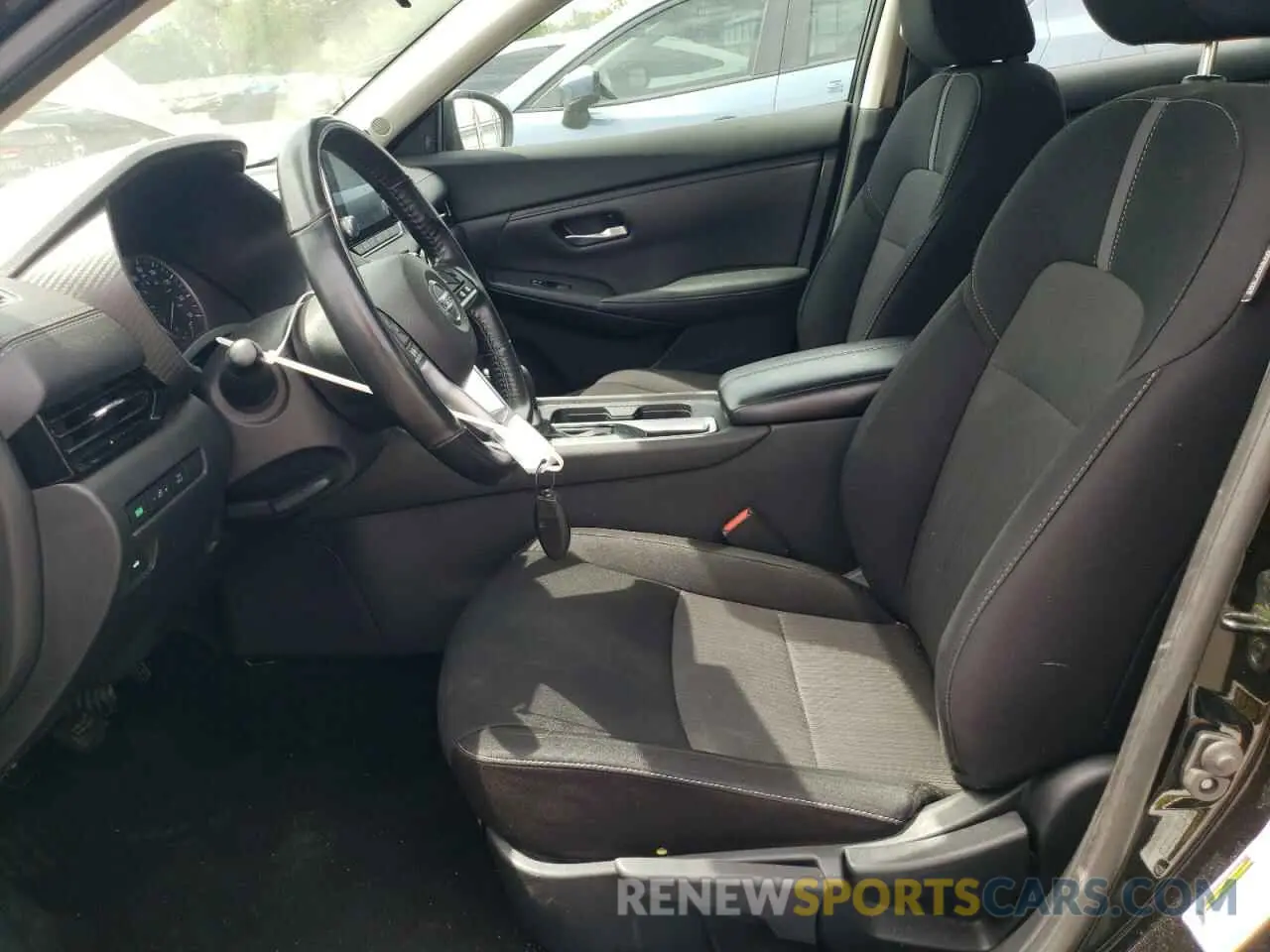 7 fotografías del automóvil dañado 3N1AB8CV5MY306016 NISSAN SENTRA 2021