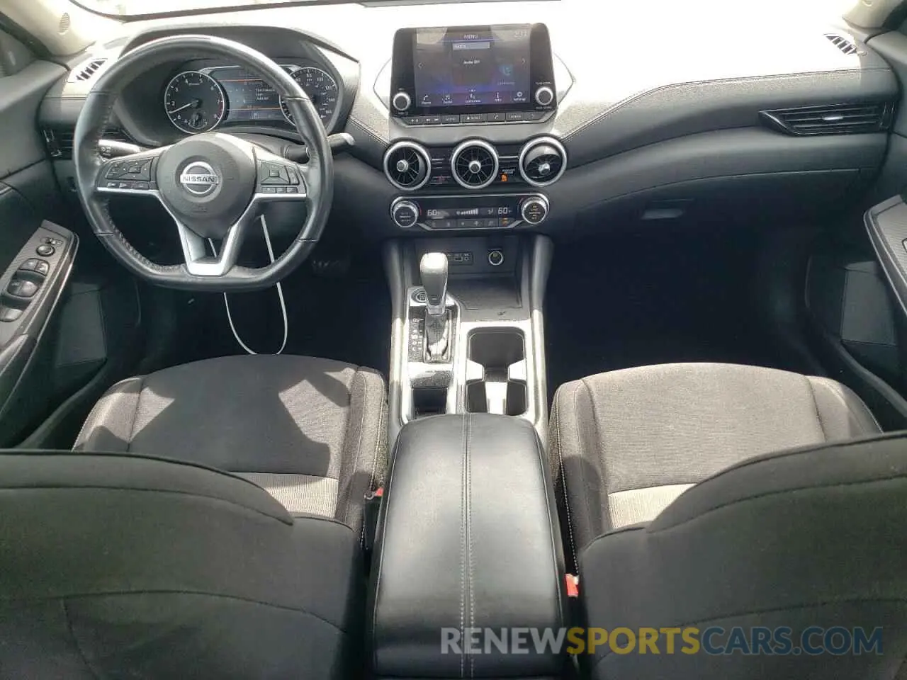8 fotografías del automóvil dañado 3N1AB8CV5MY306016 NISSAN SENTRA 2021
