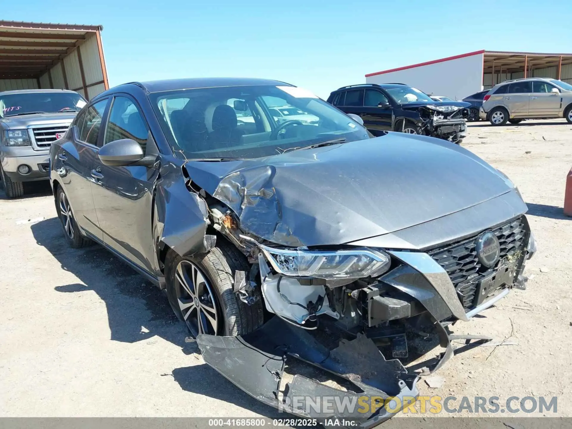 1 fotografías del automóvil dañado 3N1AB8CV6MY218673 NISSAN SENTRA 2021