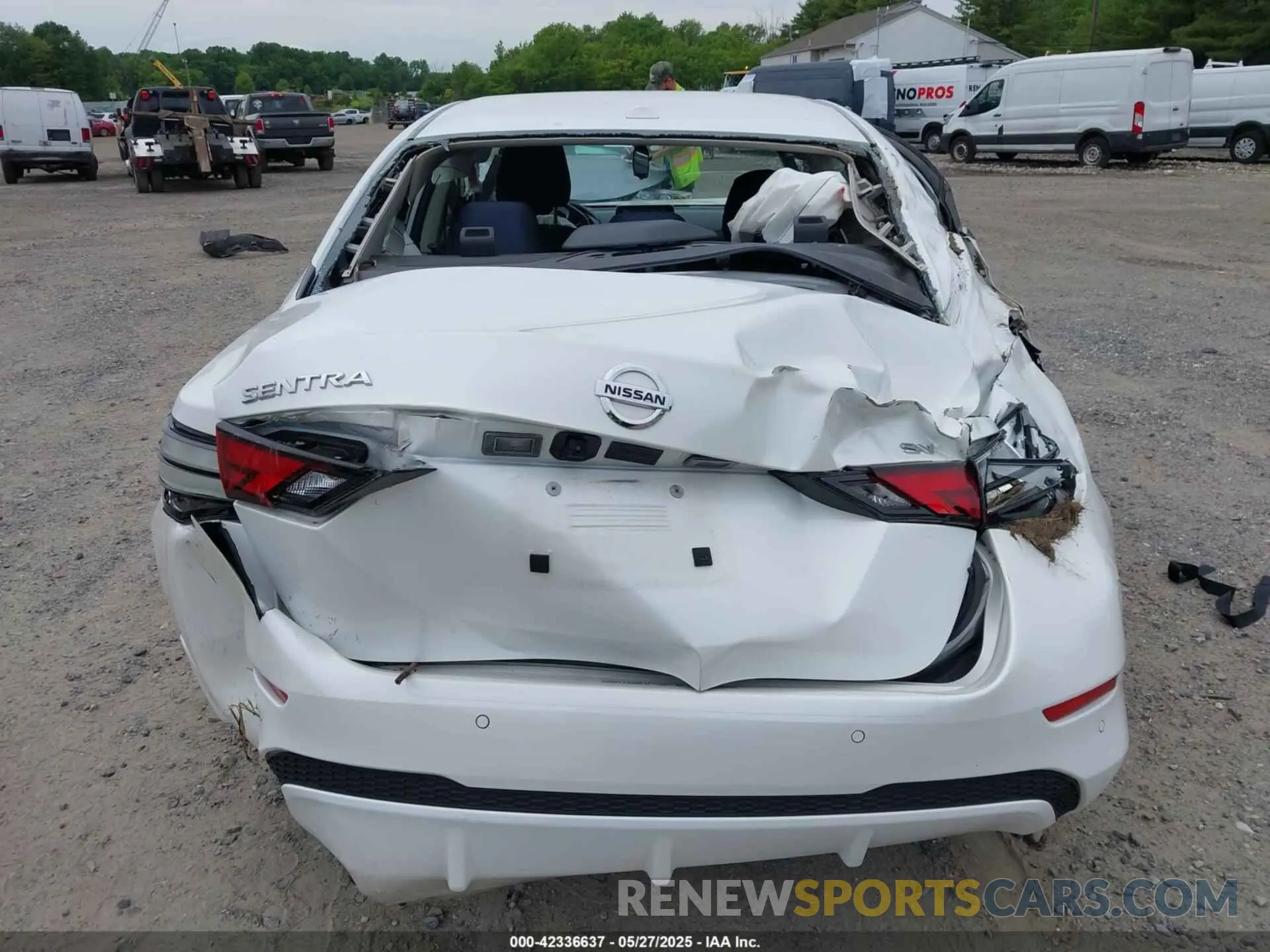 16 fotografías del automóvil dañado 3N1AB8CV6MY234226 NISSAN SENTRA 2021