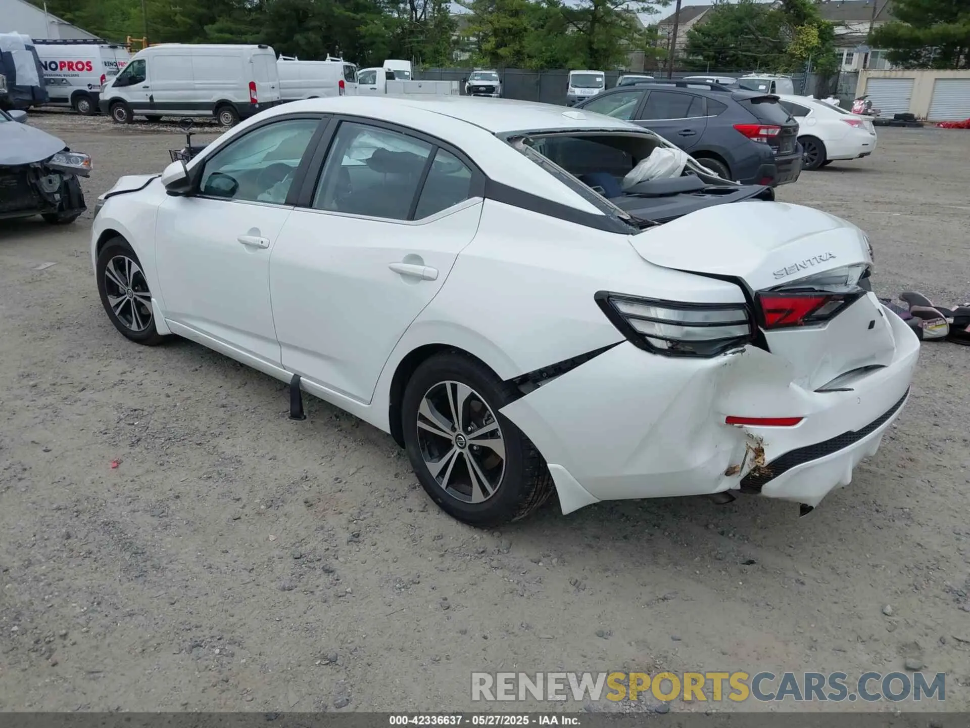 3 fotografías del automóvil dañado 3N1AB8CV6MY234226 NISSAN SENTRA 2021