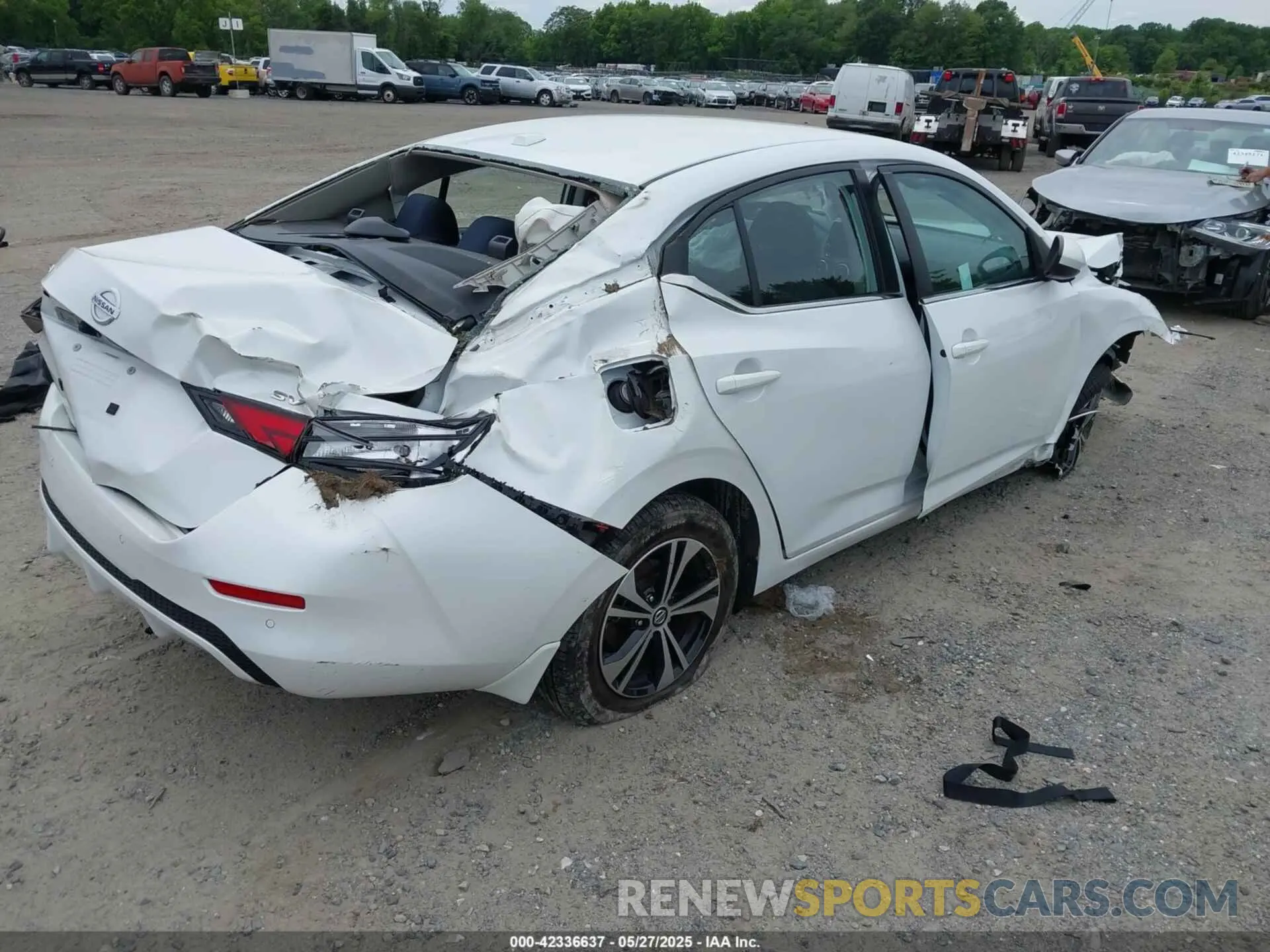 4 fotografías del automóvil dañado 3N1AB8CV6MY234226 NISSAN SENTRA 2021