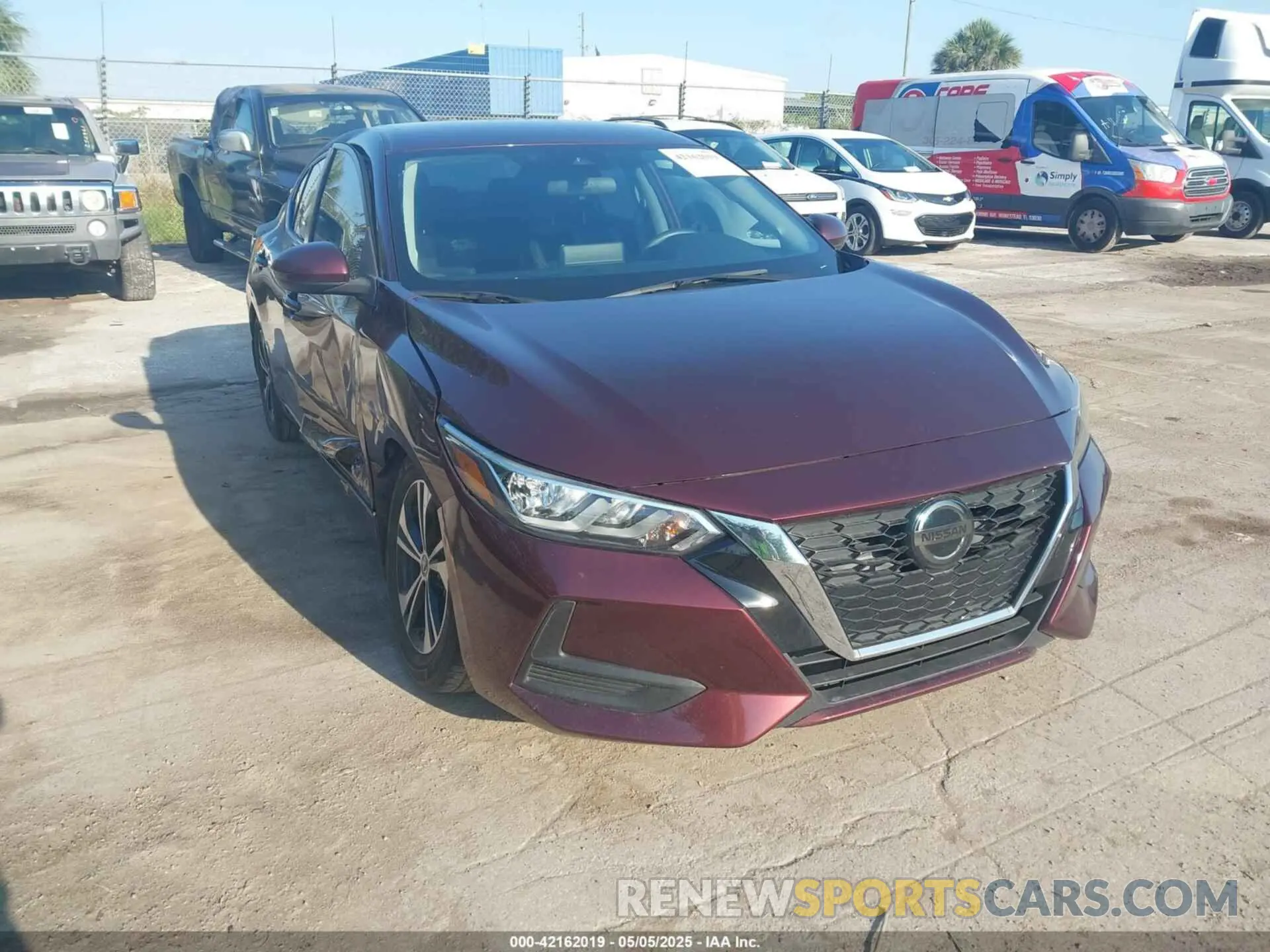 1 fotografías del automóvil dañado 3N1AB8CV6MY267856 NISSAN SENTRA 2021