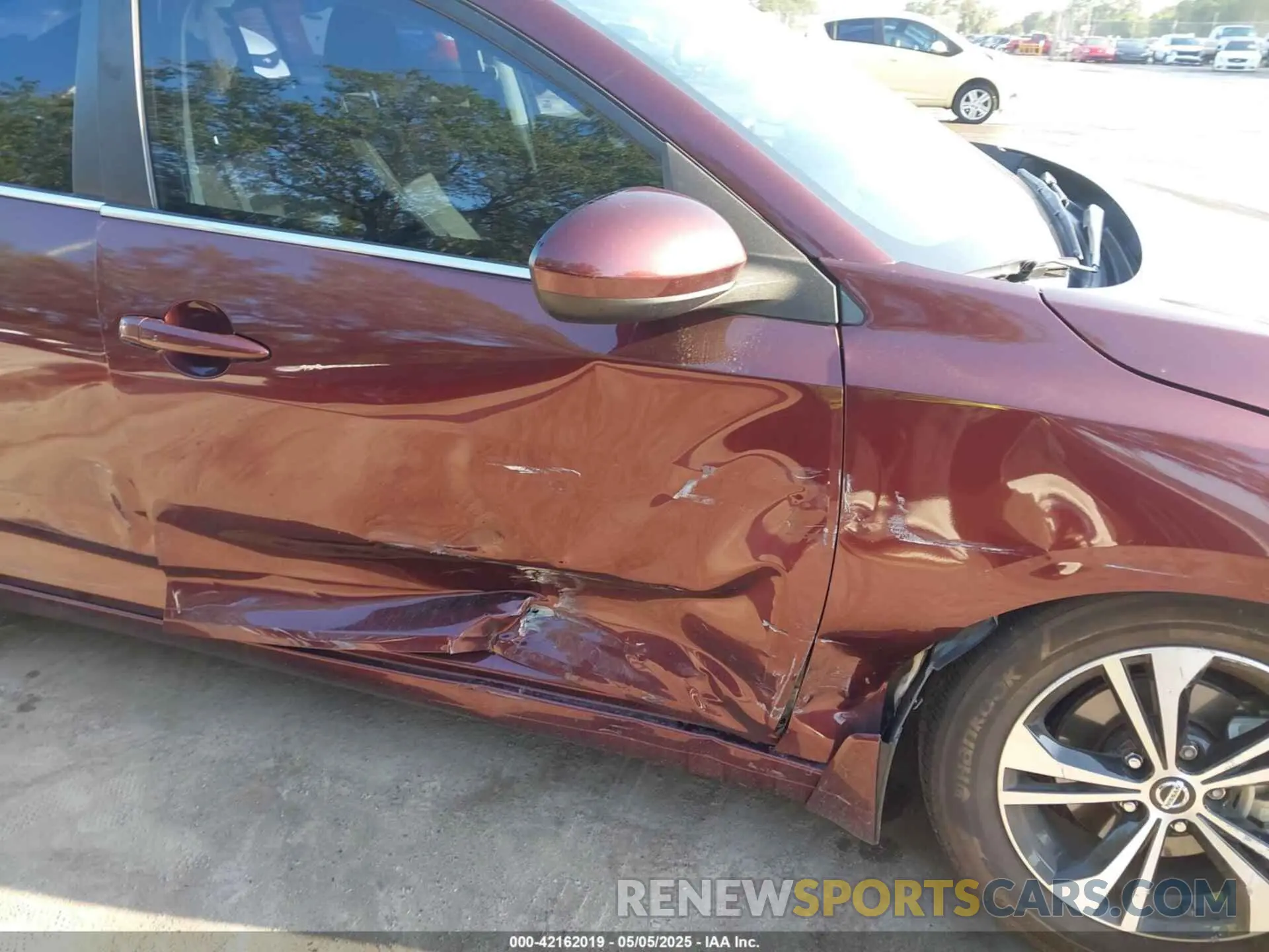 6 fotografías del automóvil dañado 3N1AB8CV6MY267856 NISSAN SENTRA 2021