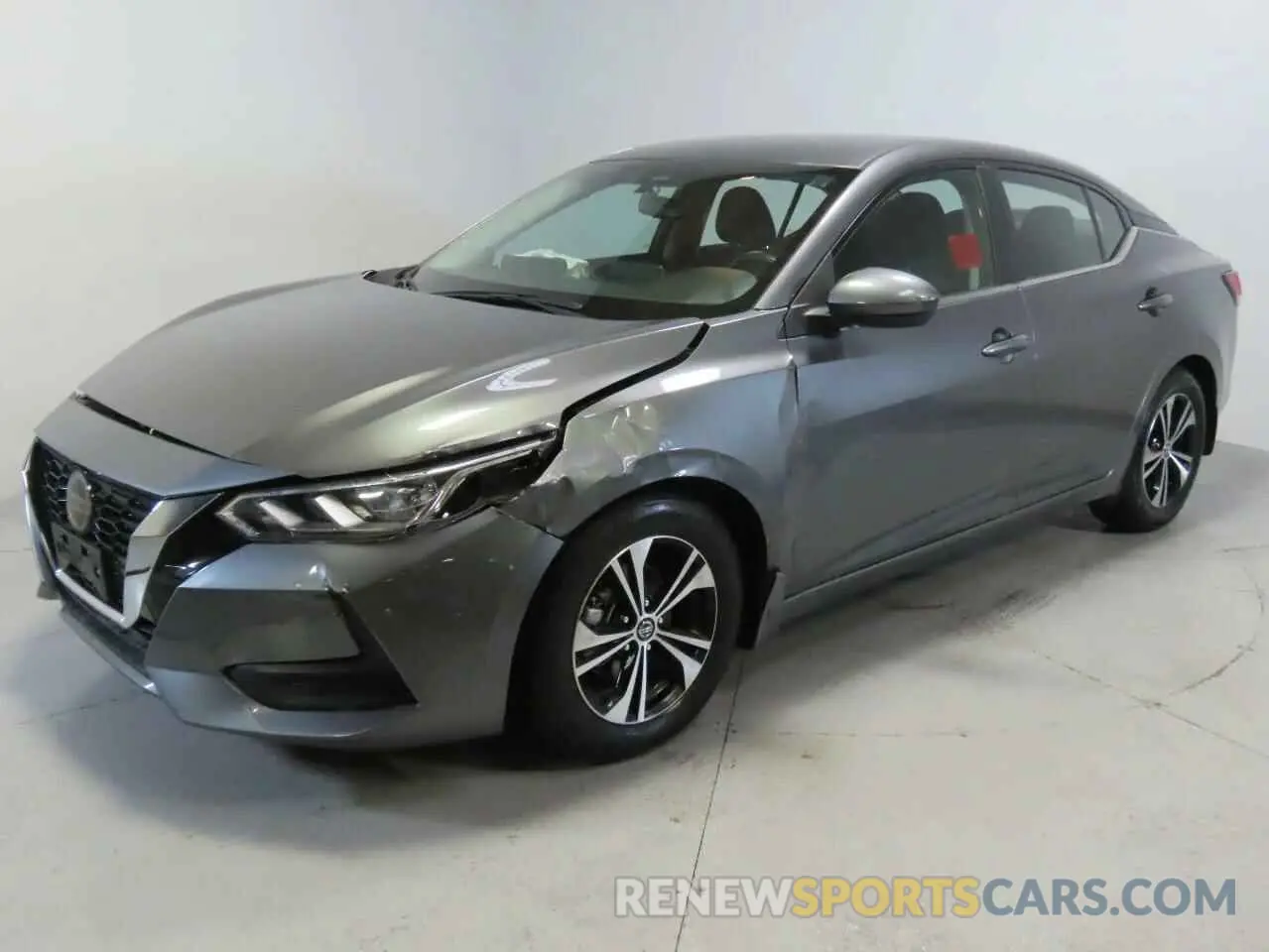 2 fotografías del automóvil dañado 3N1AB8CV6MY279313 NISSAN SENTRA 2021