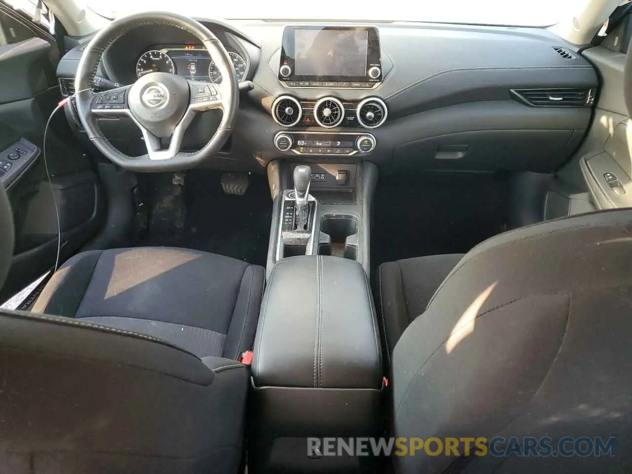8 fotografías del automóvil dañado 3N1AB8CV6MY298055 NISSAN SENTRA 2021