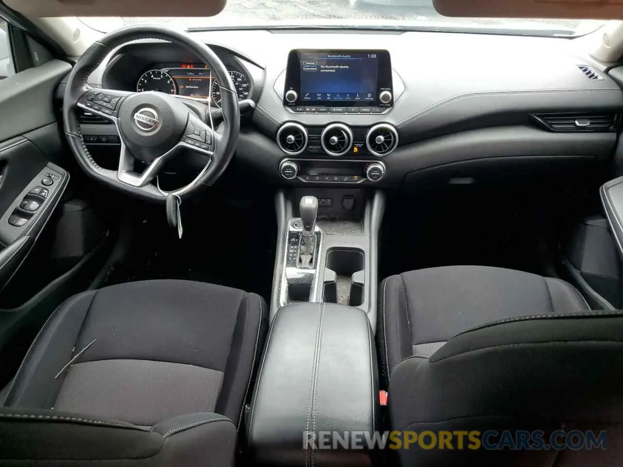 8 fotografías del automóvil dañado 3N1AB8CV6MY300161 NISSAN SENTRA 2021