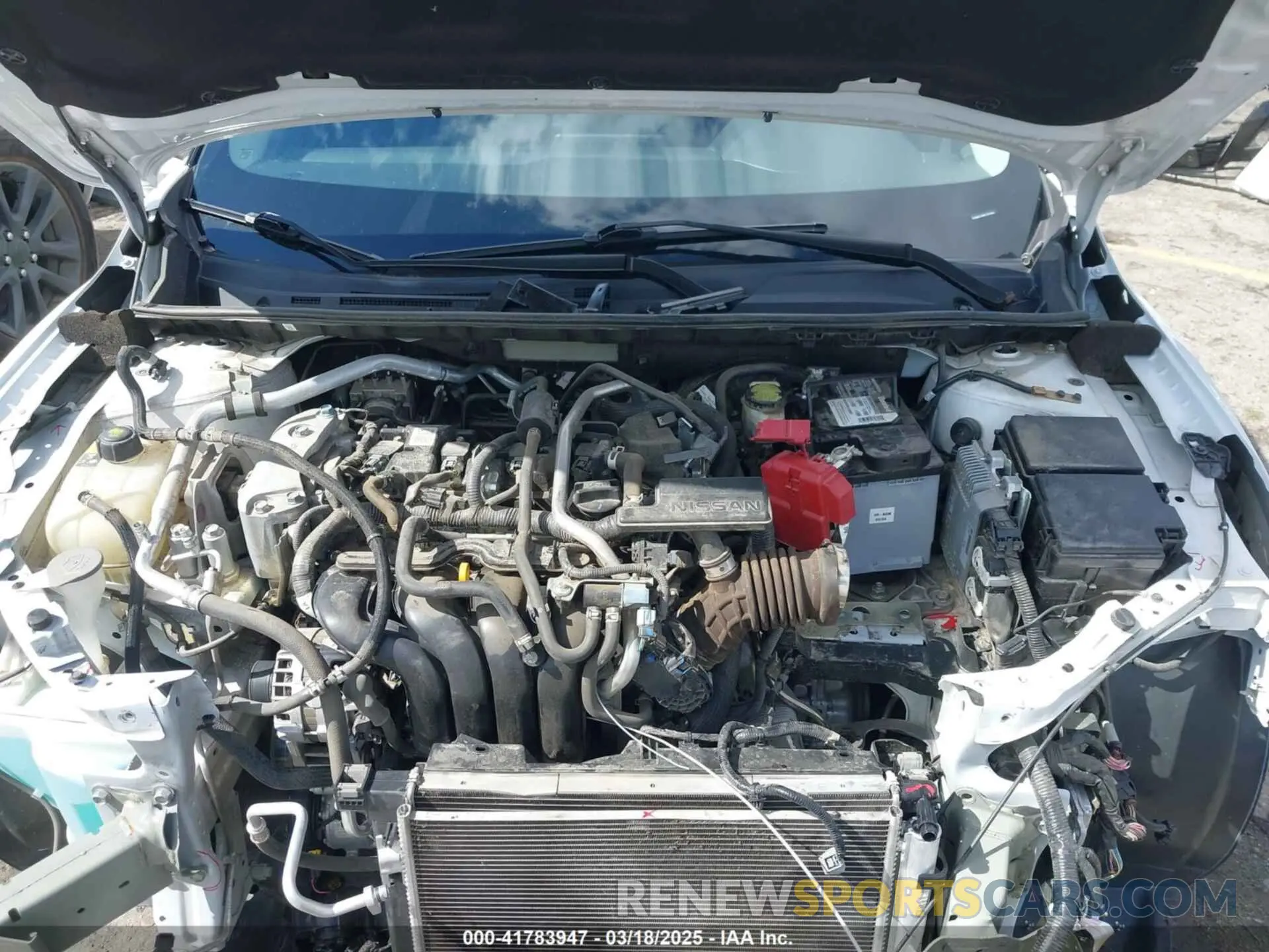 10 fotografías del automóvil dañado 3N1AB8CV6MY301455 NISSAN SENTRA 2021