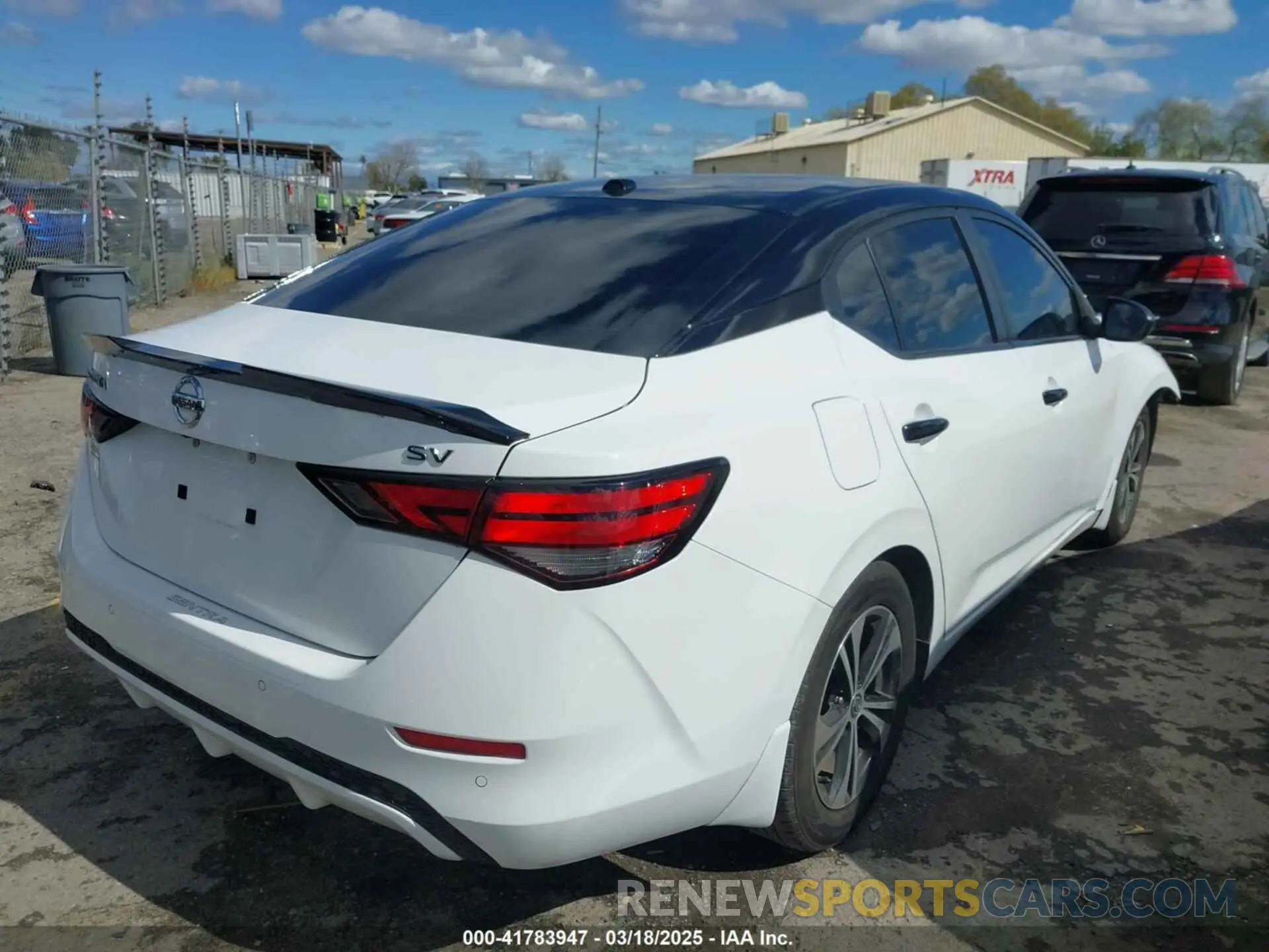 4 fotografías del automóvil dañado 3N1AB8CV6MY301455 NISSAN SENTRA 2021