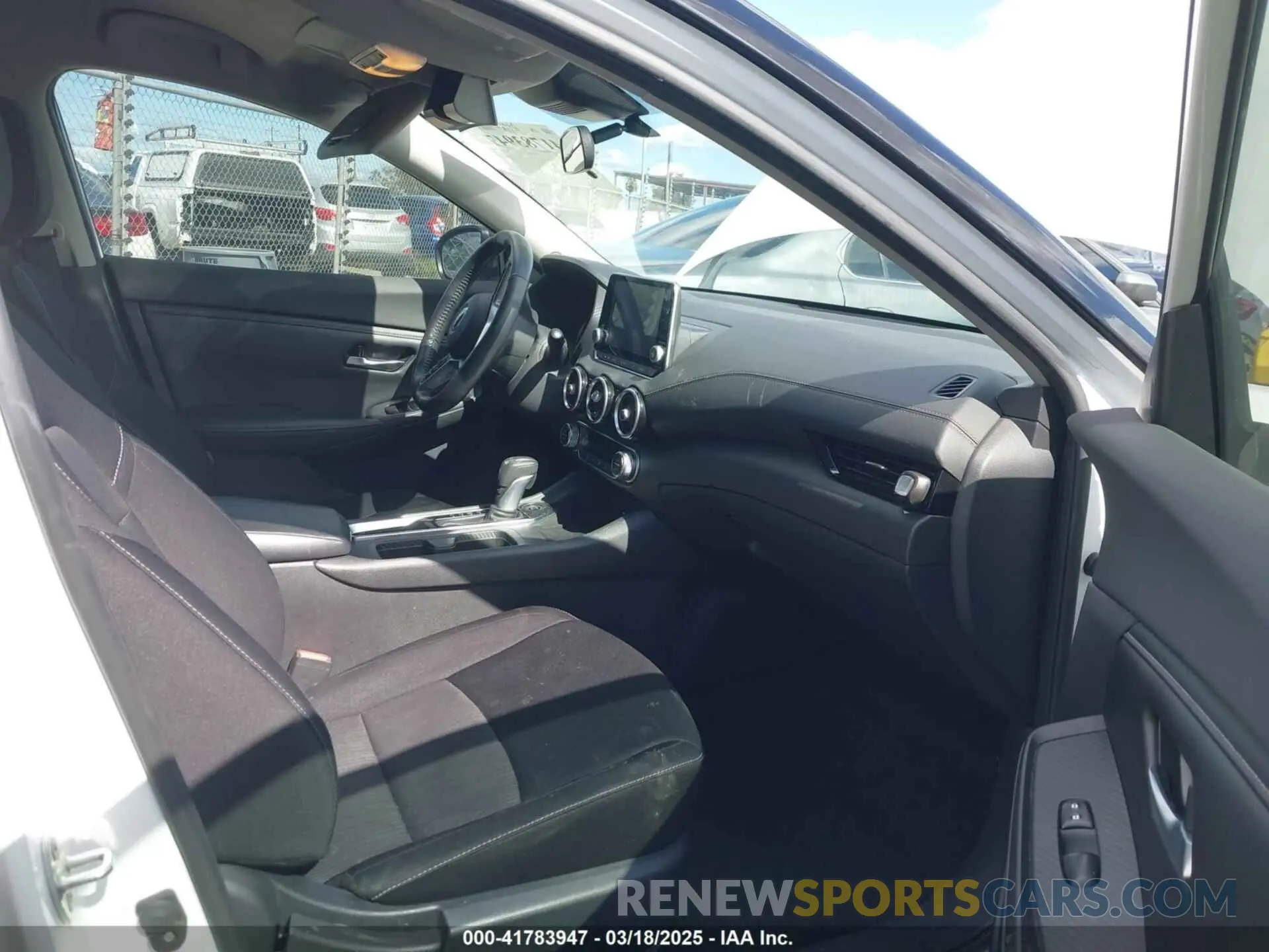 5 fotografías del automóvil dañado 3N1AB8CV6MY301455 NISSAN SENTRA 2021
