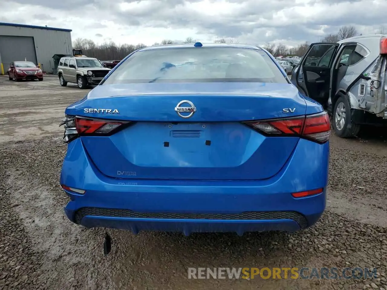 6 fotografías del automóvil dañado 3N1AB8CV6MY305800 NISSAN SENTRA 2021