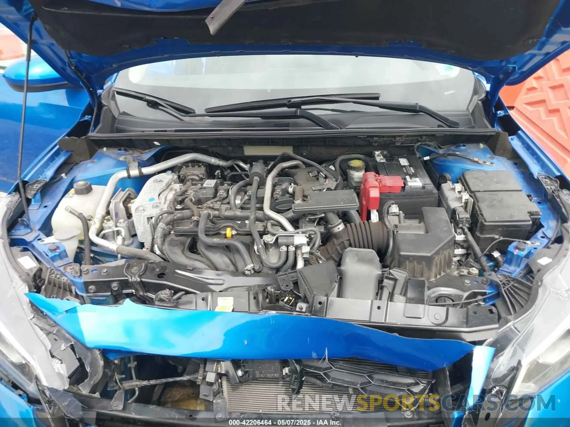 10 fotografías del automóvil dañado 3N1AB8CV6MY306364 NISSAN SENTRA 2021