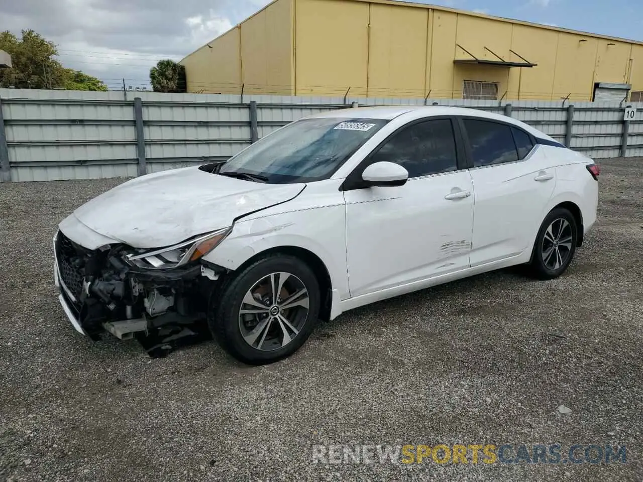 1 fotografías del automóvil dañado 3N1AB8CV6MY307143 NISSAN SENTRA 2021