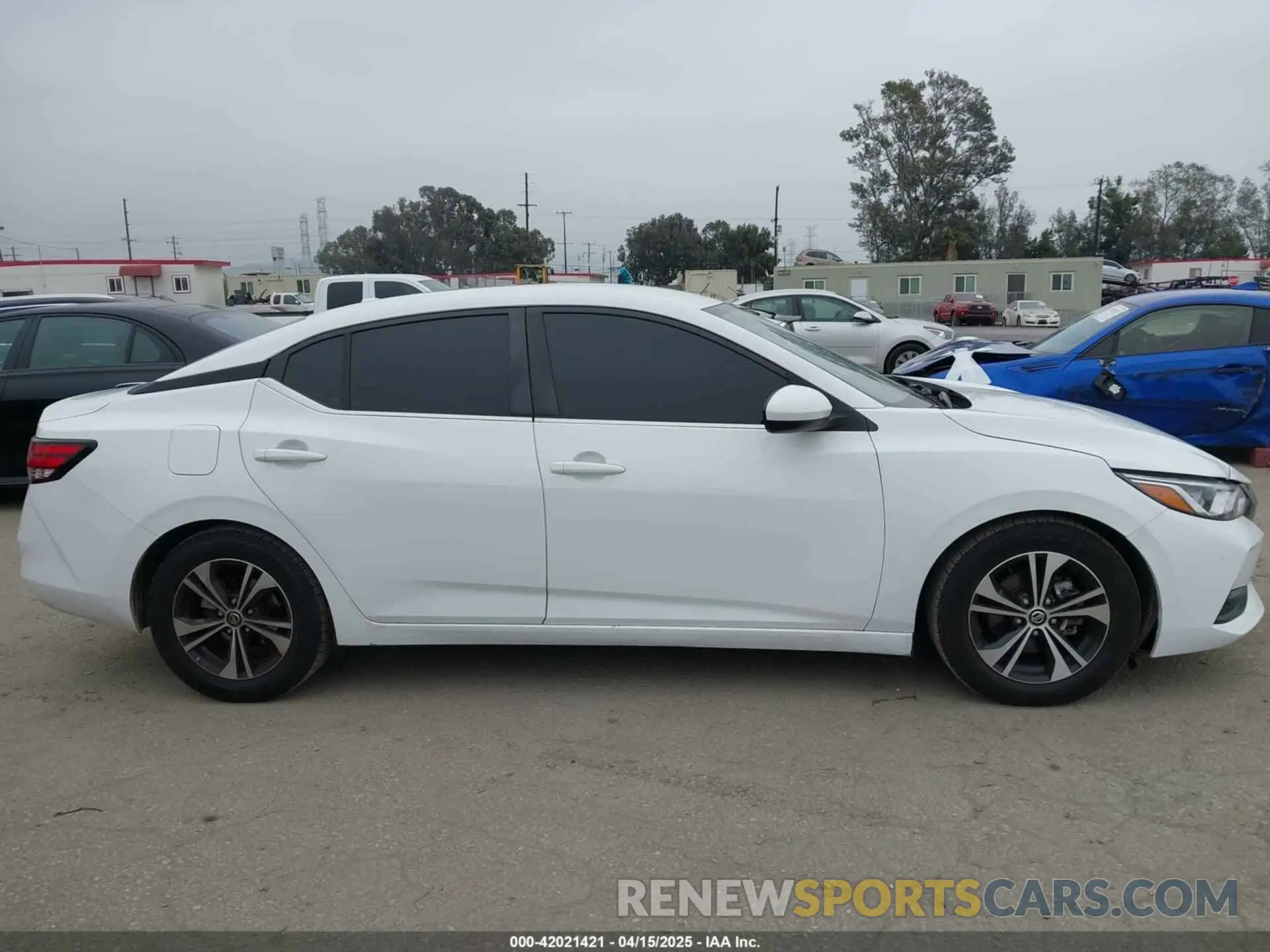 13 fotografías del automóvil dañado 3N1AB8CV6MY317316 NISSAN SENTRA 2021