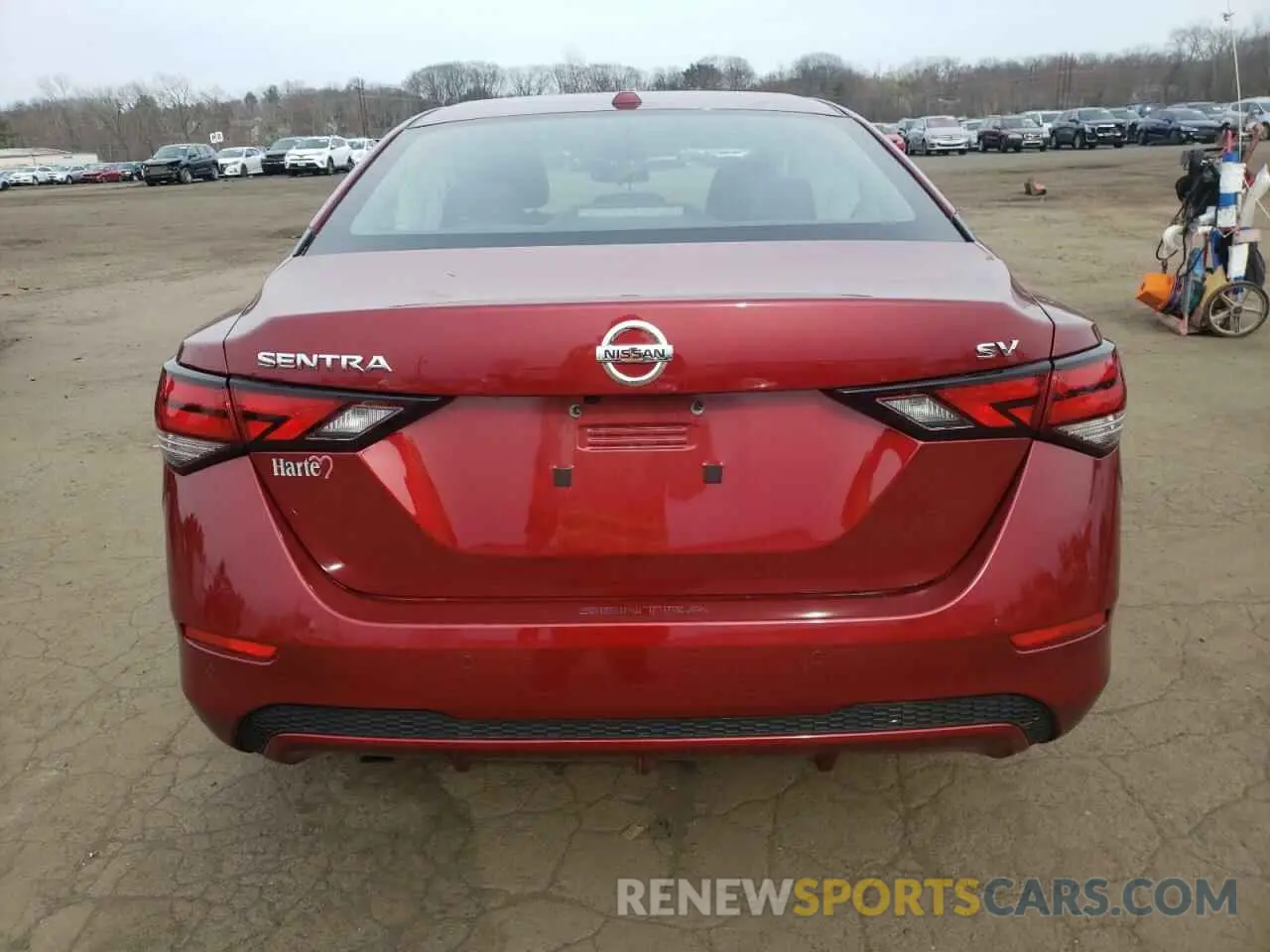 6 fotografías del automóvil dañado 3N1AB8CV6MY319339 NISSAN SENTRA 2021
