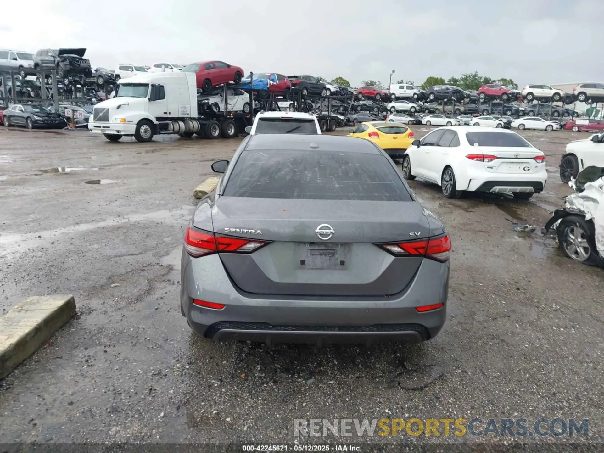 16 fotografías del automóvil dañado 3N1AB8CV7MY209755 NISSAN SENTRA 2021
