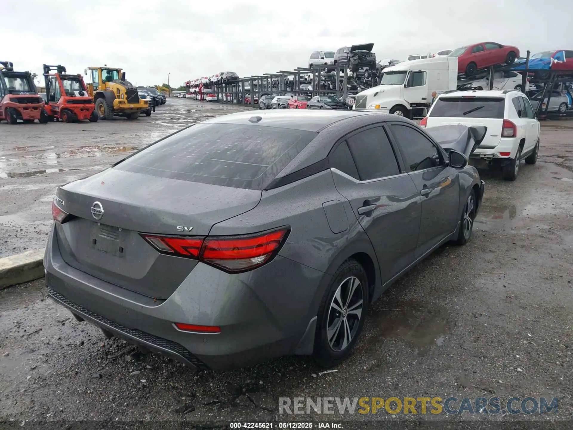 4 fotografías del automóvil dañado 3N1AB8CV7MY209755 NISSAN SENTRA 2021