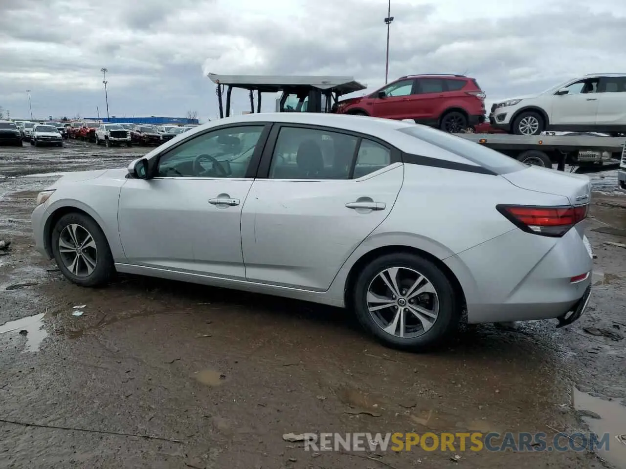 2 fotografías del automóvil dañado 3N1AB8CV7MY251732 NISSAN SENTRA 2021
