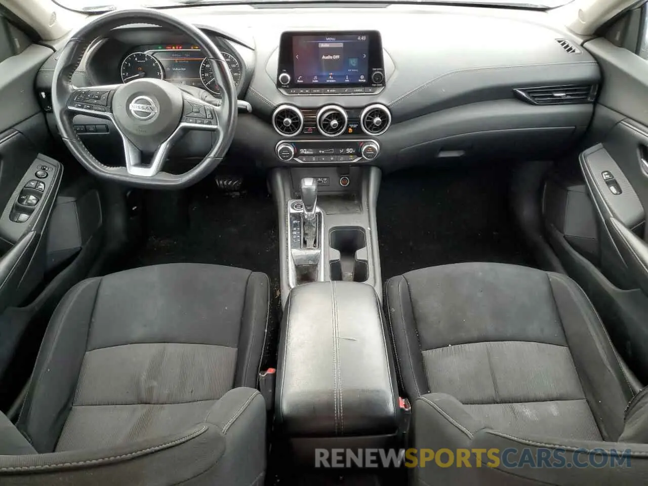 8 fotografías del automóvil dañado 3N1AB8CV7MY251732 NISSAN SENTRA 2021