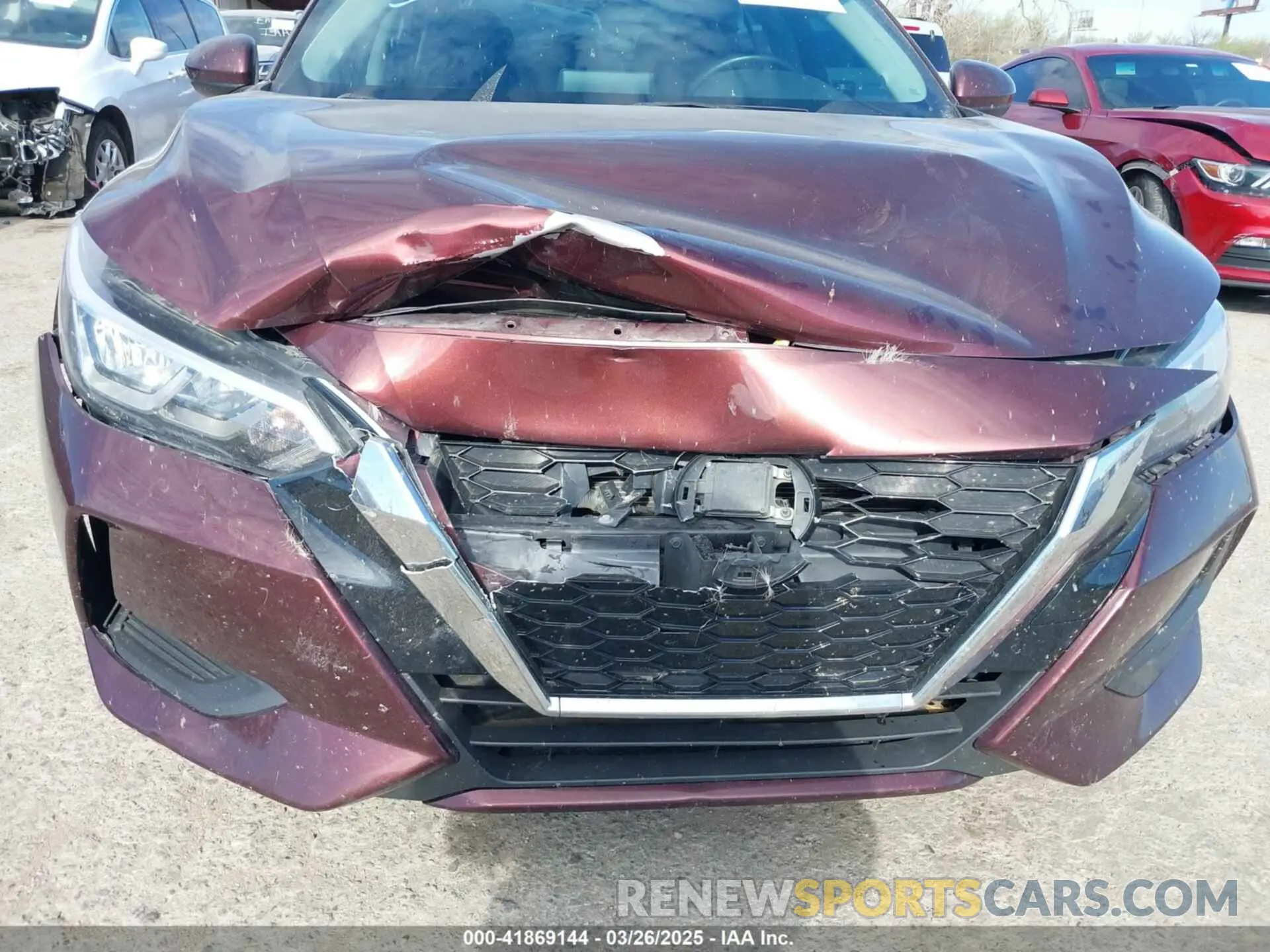 6 fotografías del automóvil dañado 3N1AB8CV7MY253545 NISSAN SENTRA 2021