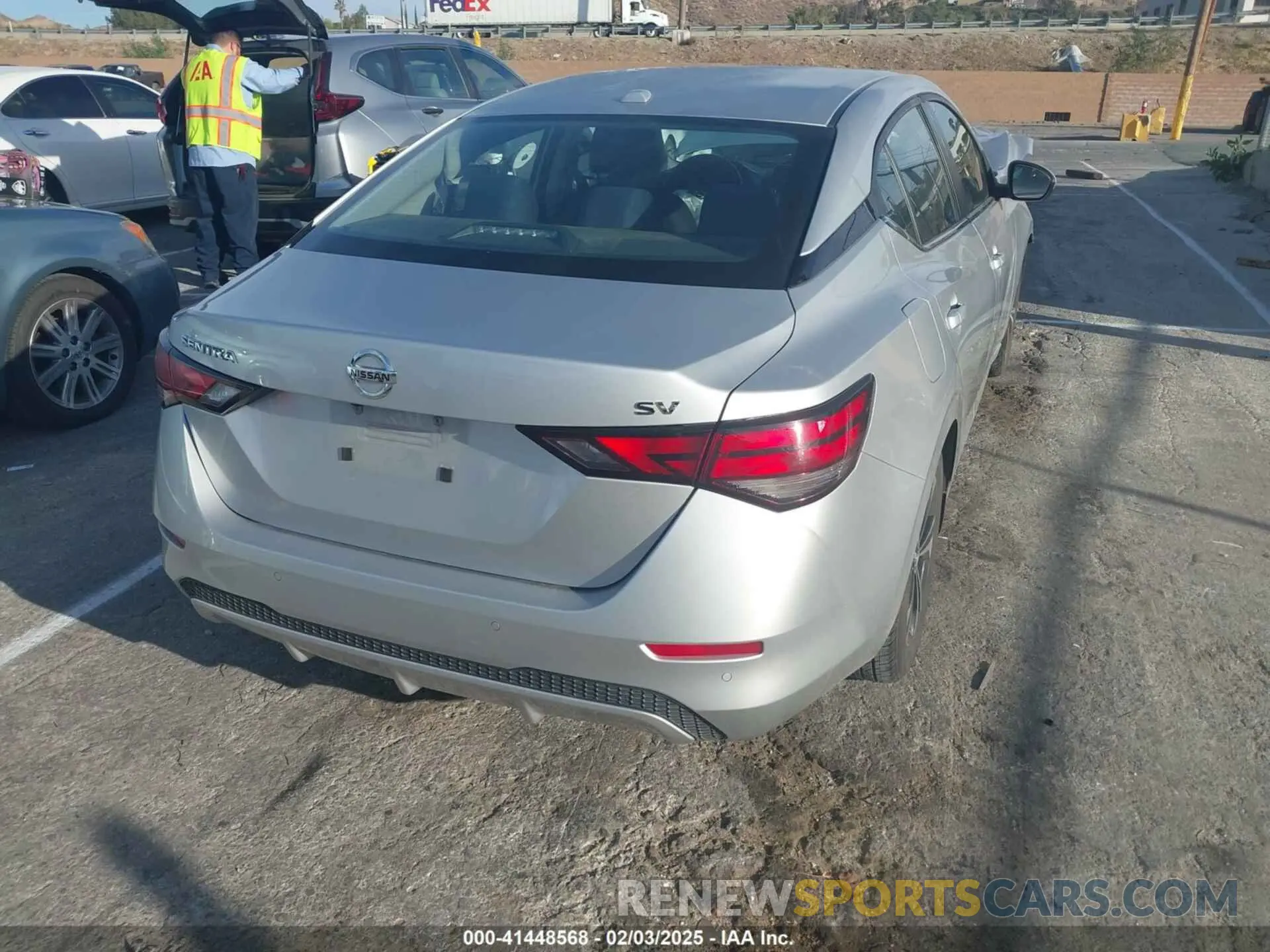 4 fotografías del automóvil dañado 3N1AB8CV7MY255683 NISSAN SENTRA 2021