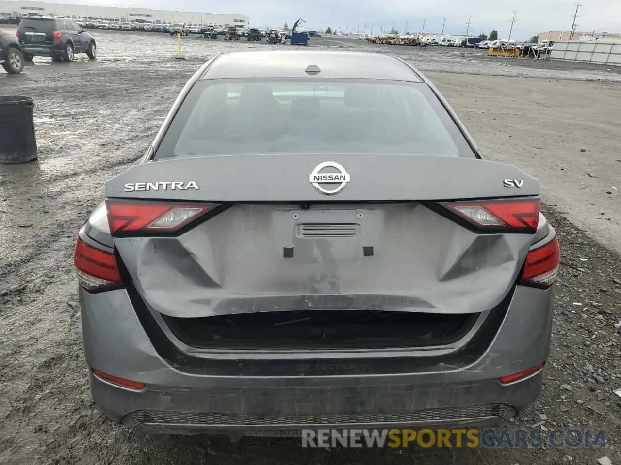 6 fotografías del automóvil dañado 3N1AB8CV7MY260897 NISSAN SENTRA 2021