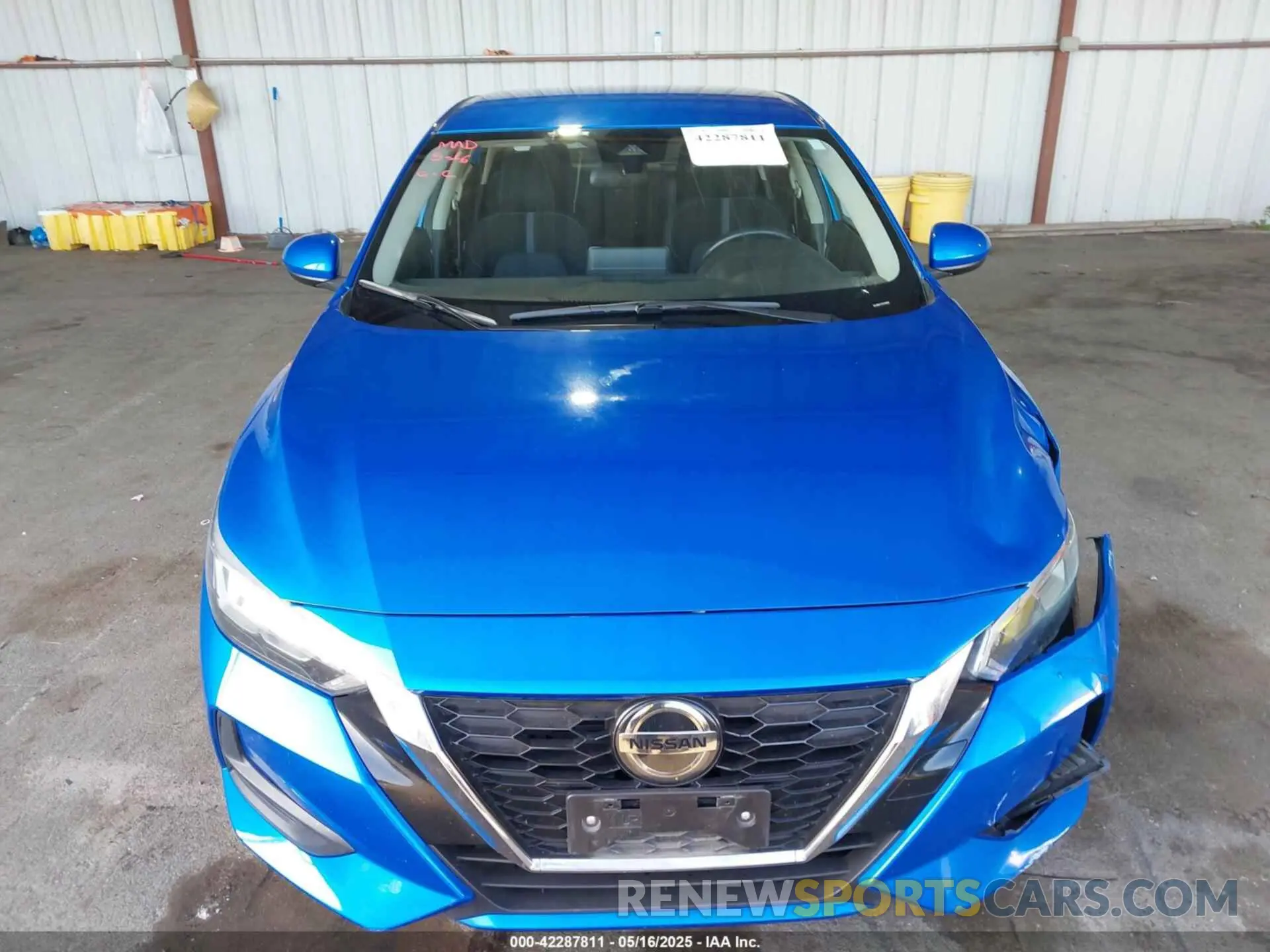 12 fotografías del automóvil dañado 3N1AB8CV7MY265937 NISSAN SENTRA 2021