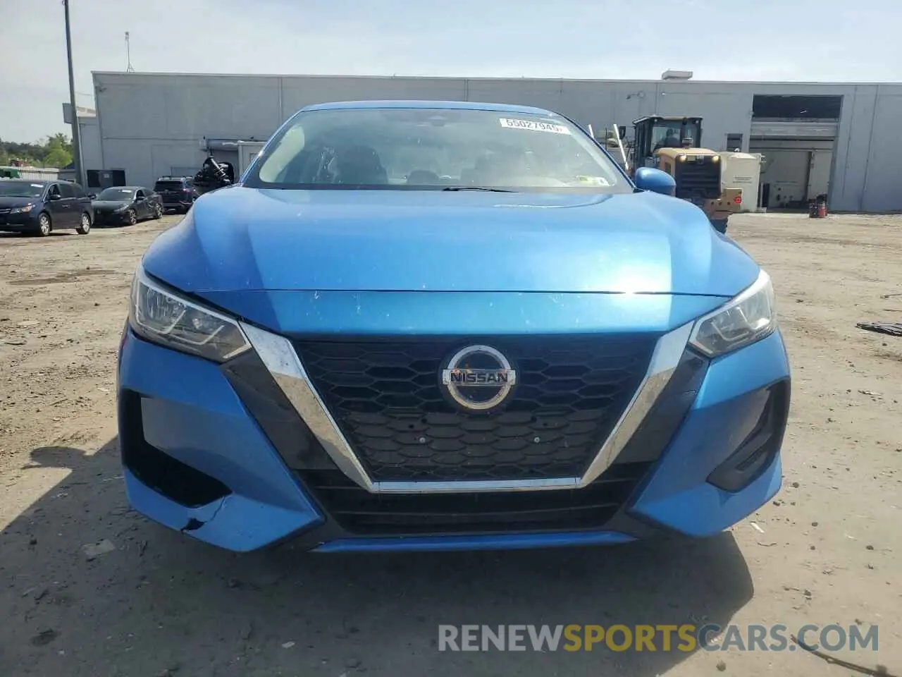 5 fotografías del automóvil dañado 3N1AB8CV7MY287775 NISSAN SENTRA 2021