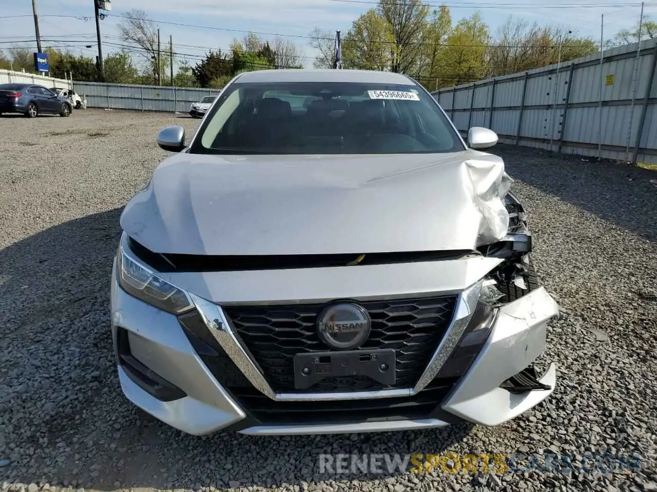 5 fotografías del automóvil dañado 3N1AB8CV7MY300881 NISSAN SENTRA 2021