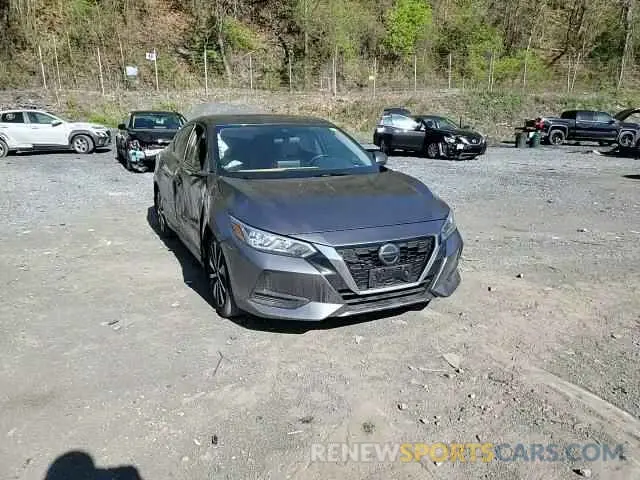 13 fotografías del automóvil dañado 3N1AB8CV7MY301481 NISSAN SENTRA 2021