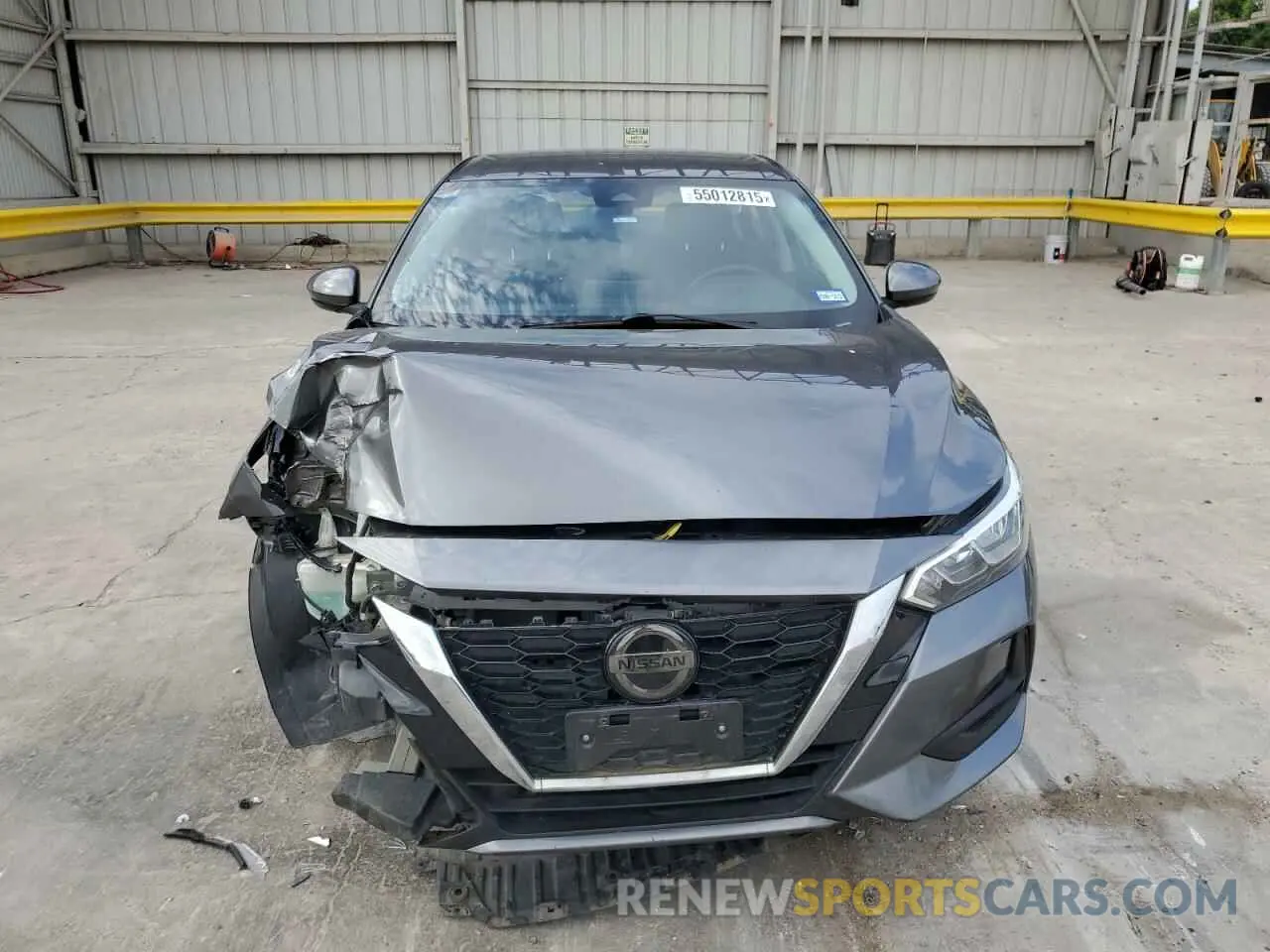 5 fotografías del automóvil dañado 3N1AB8CV7MY303151 NISSAN SENTRA 2021