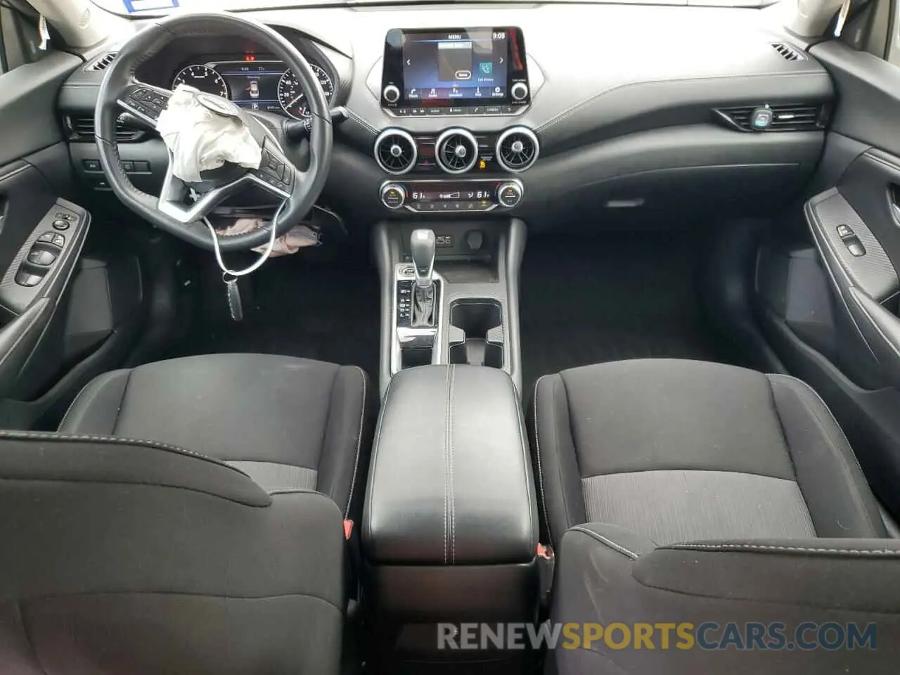 8 fotografías del automóvil dañado 3N1AB8CV7MY303151 NISSAN SENTRA 2021