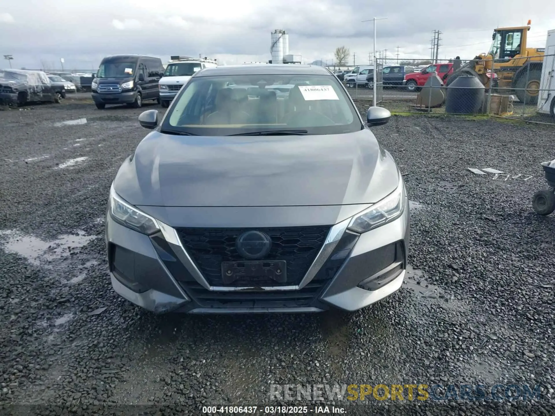 12 fotografías del automóvil dañado 3N1AB8CV7MY314120 NISSAN SENTRA 2021