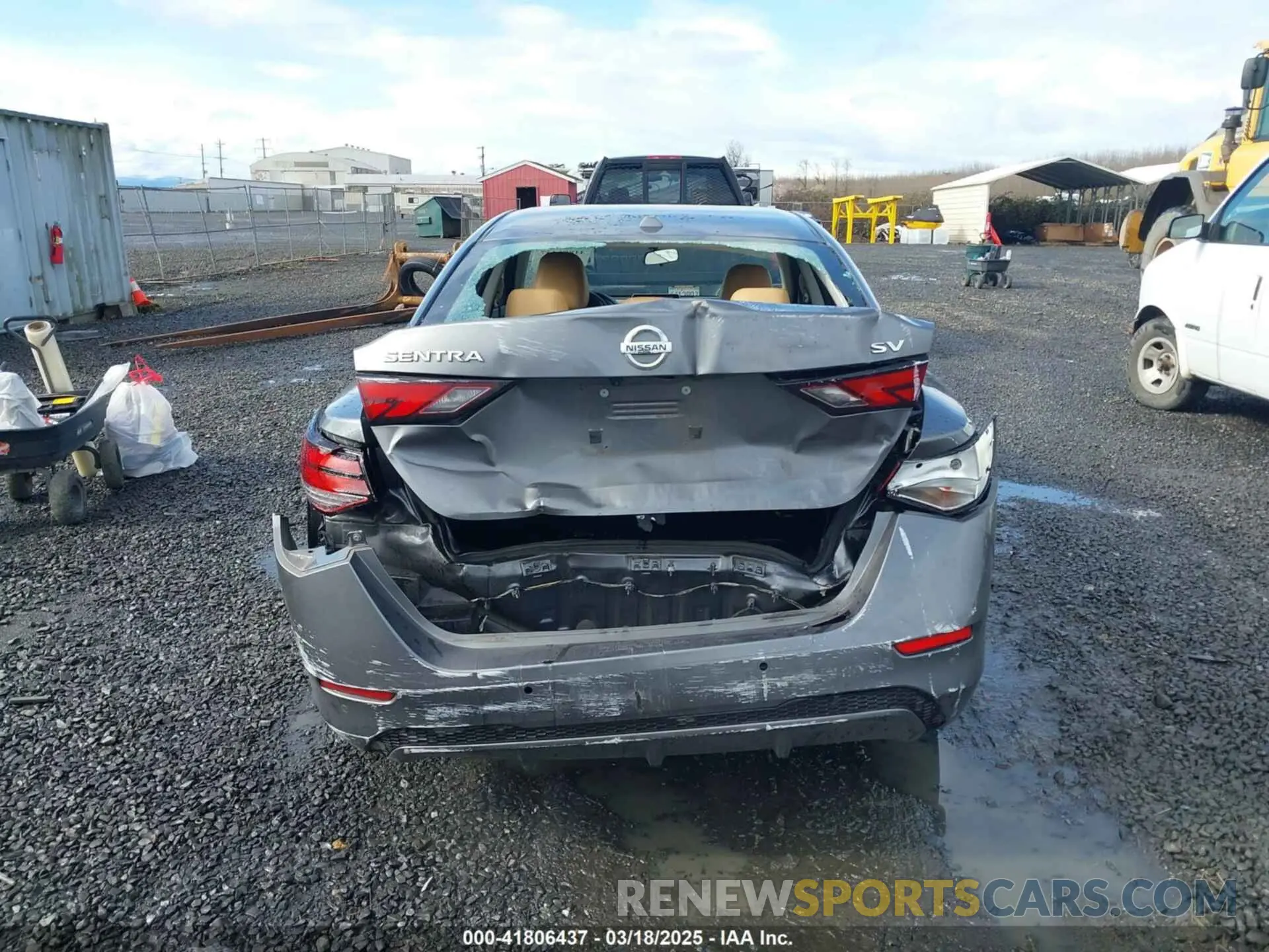 16 fotografías del automóvil dañado 3N1AB8CV7MY314120 NISSAN SENTRA 2021