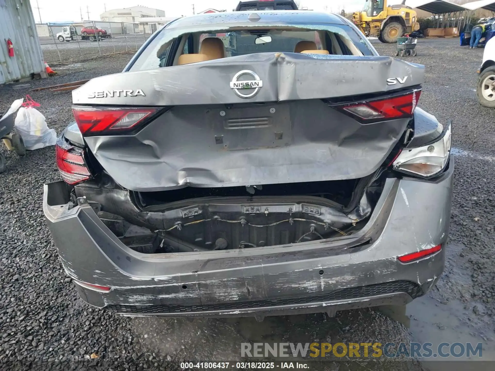 6 fotografías del automóvil dañado 3N1AB8CV7MY314120 NISSAN SENTRA 2021