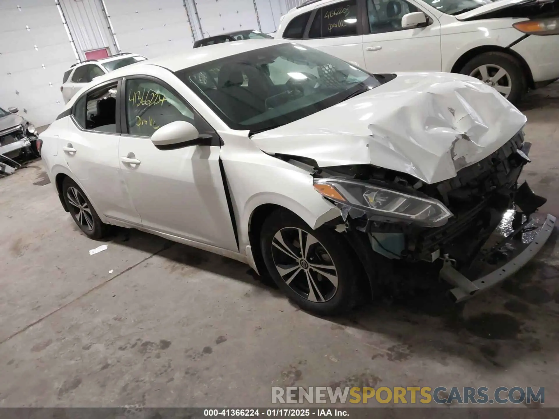 1 fotografías del automóvil dañado 3N1AB8CV8MY207495 NISSAN SENTRA 2021