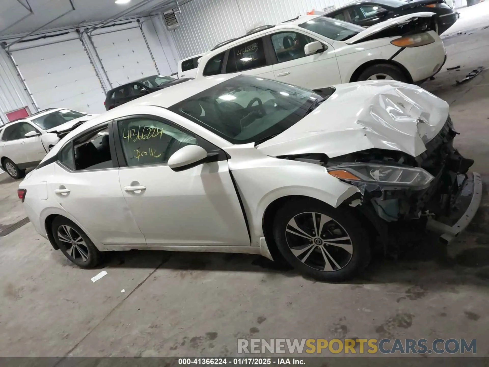13 fotografías del automóvil dañado 3N1AB8CV8MY207495 NISSAN SENTRA 2021