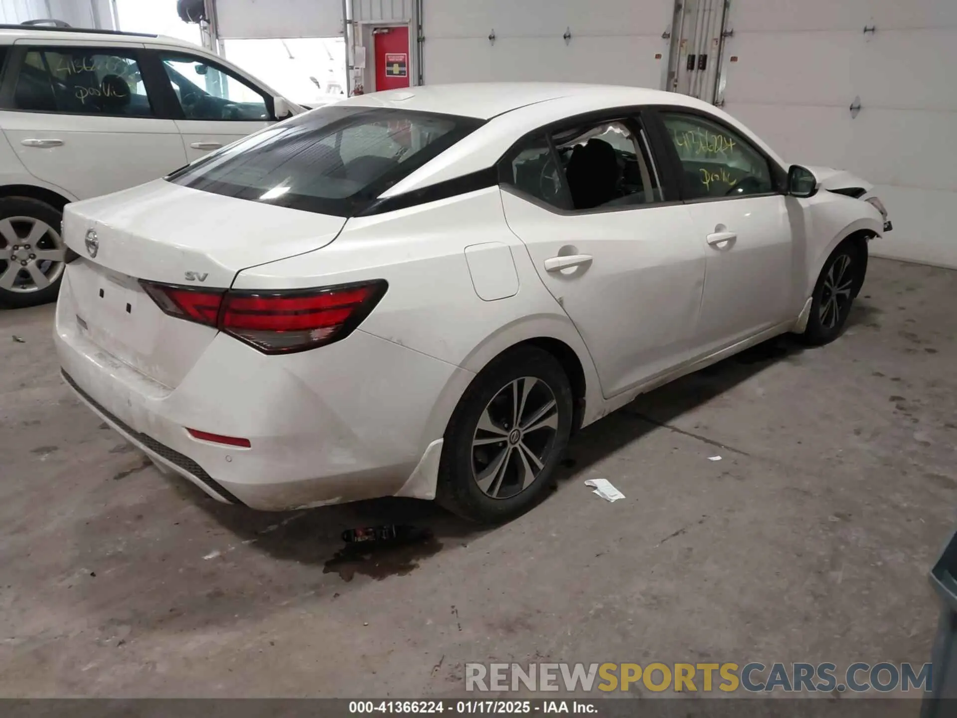 4 fotografías del automóvil dañado 3N1AB8CV8MY207495 NISSAN SENTRA 2021