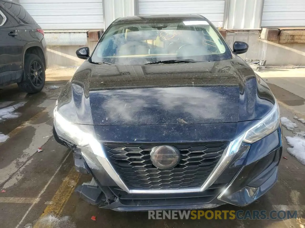 5 fotografías del automóvil dañado 3N1AB8CV8MY216374 NISSAN SENTRA 2021