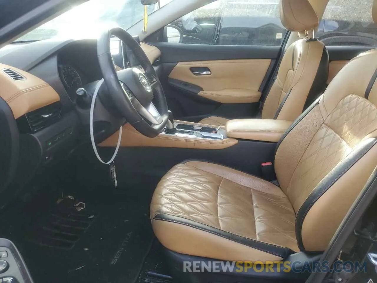 7 fotografías del automóvil dañado 3N1AB8CV8MY216374 NISSAN SENTRA 2021