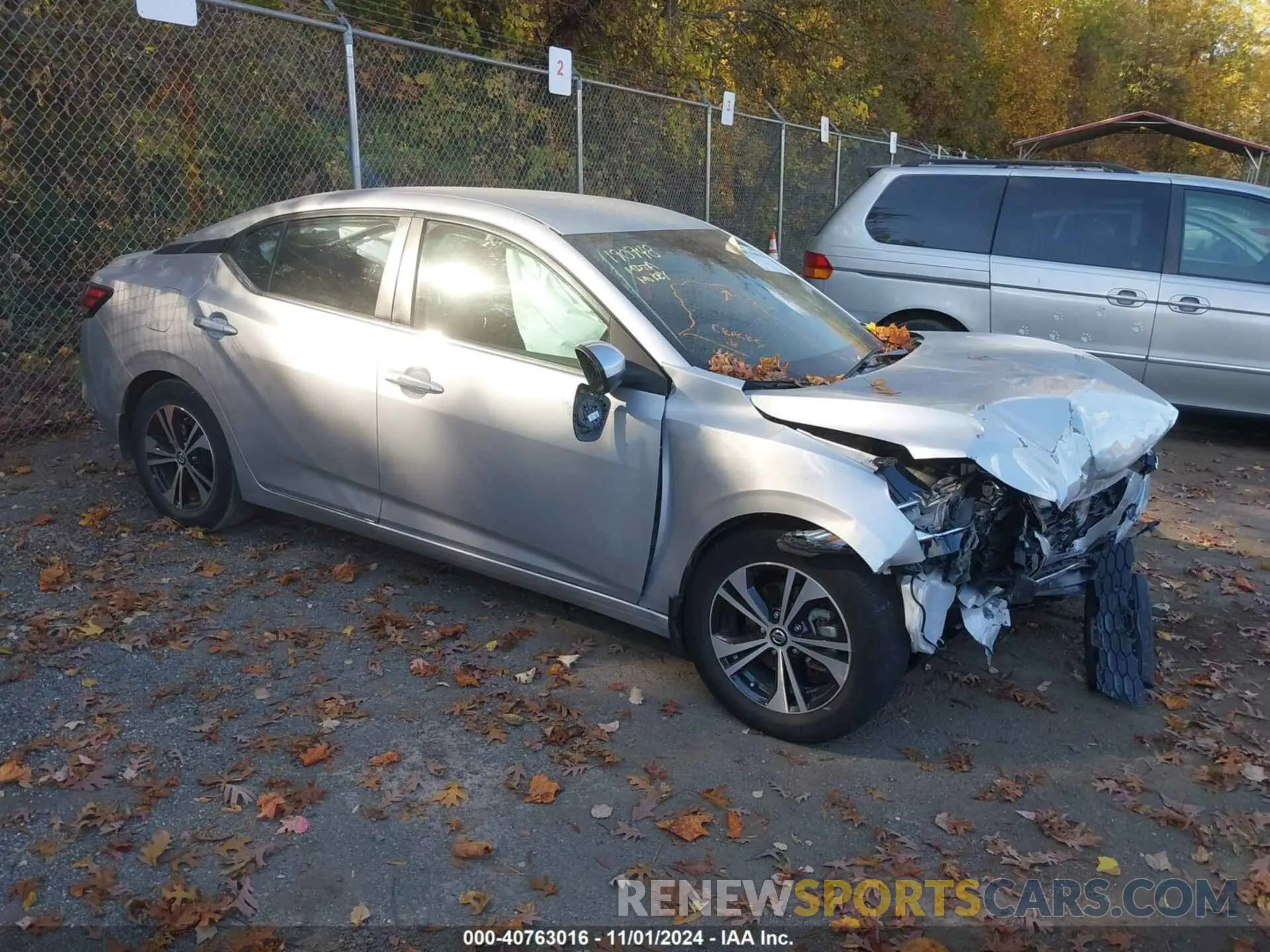 1 fotografías del automóvil dañado 3N1AB8CV8MY217895 NISSAN SENTRA 2021